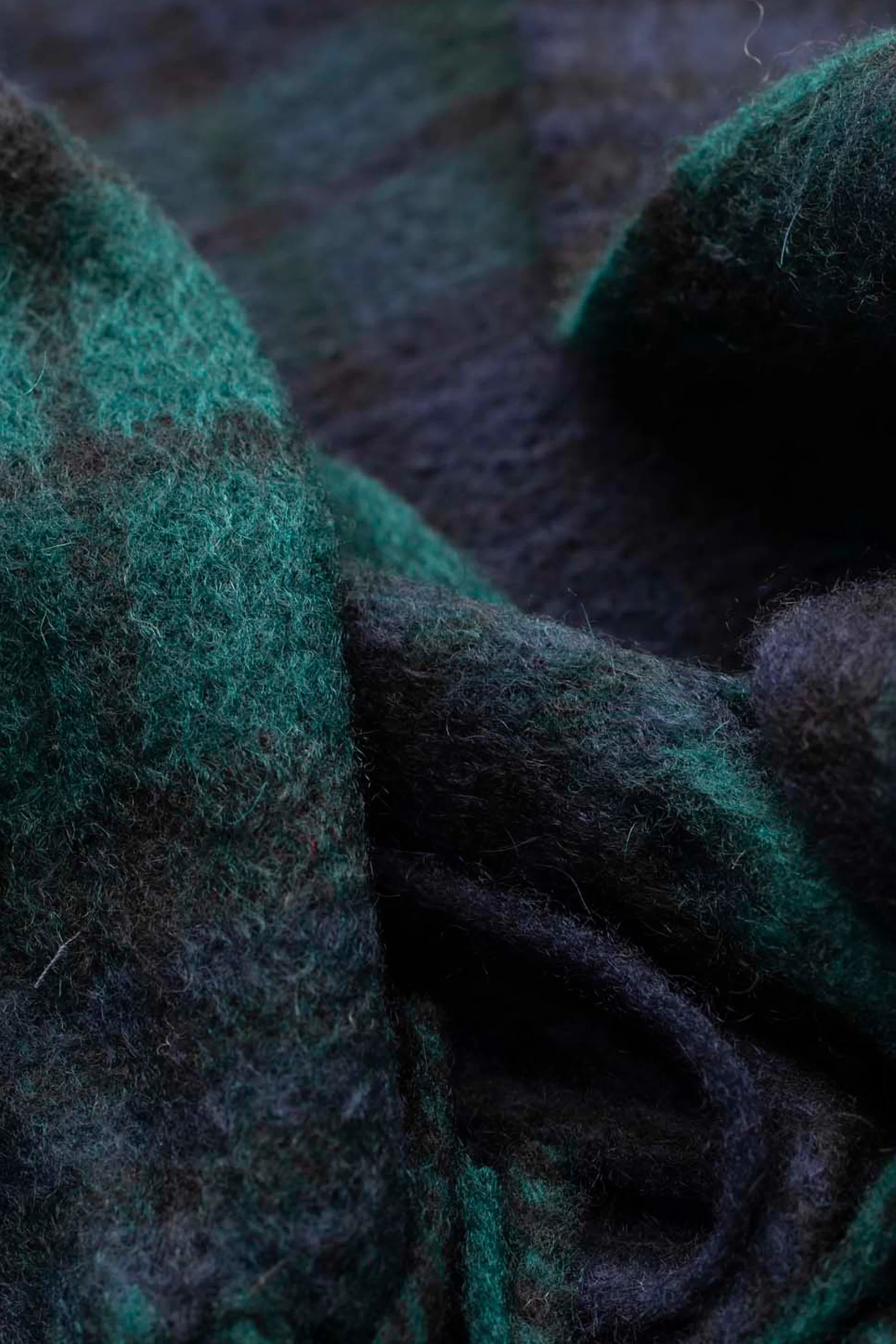 Made In Scotland Heritage Cashmere Scarf  - Blackwatch - Image 4