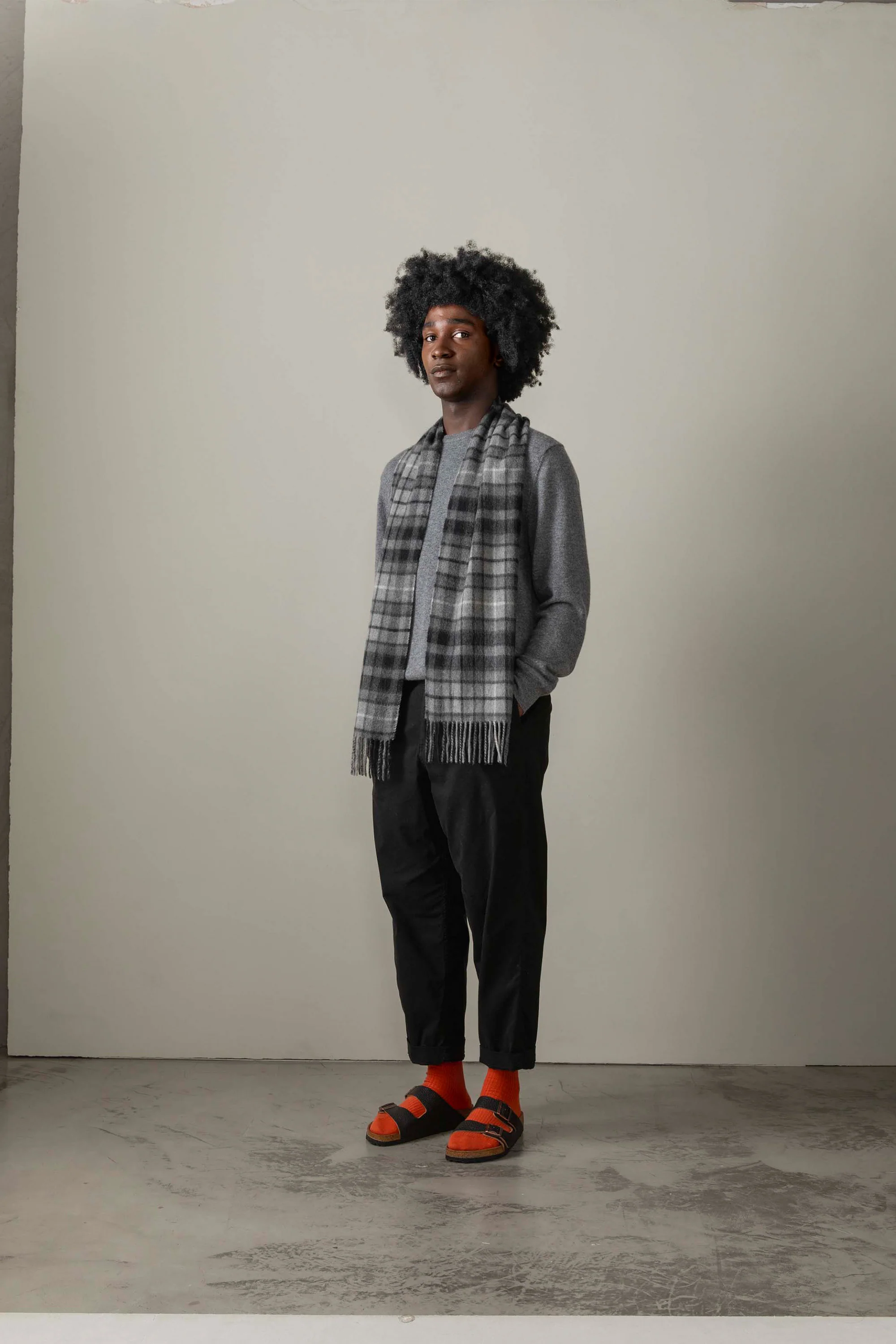 Made In Scotland Heritage Cashmere Scarf - Buchanan Grey - Image 2