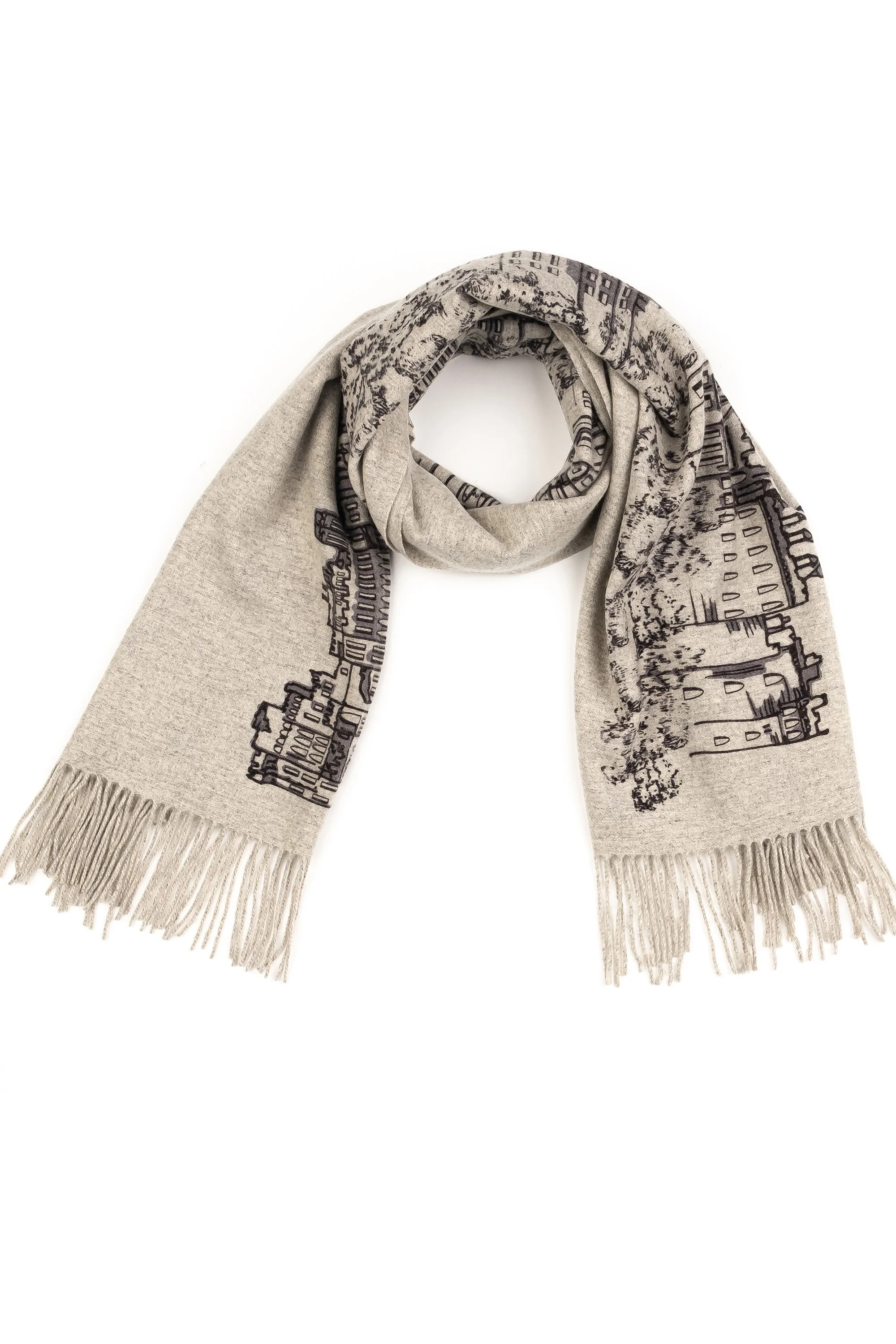 City Cashmere Double Sided Stole - Windsor Castle - Image 4