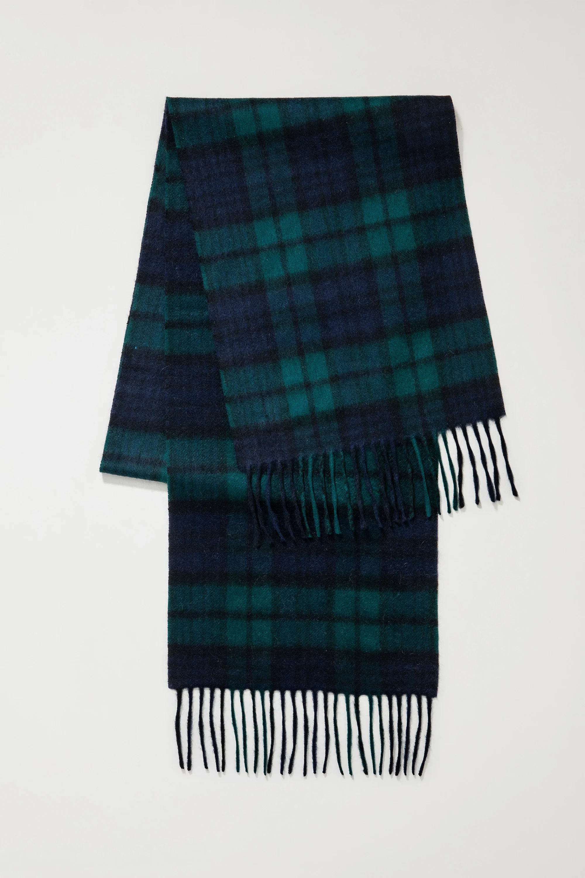 Heritage Tartan Cashmere Scarf - Blackwatch - Image 3