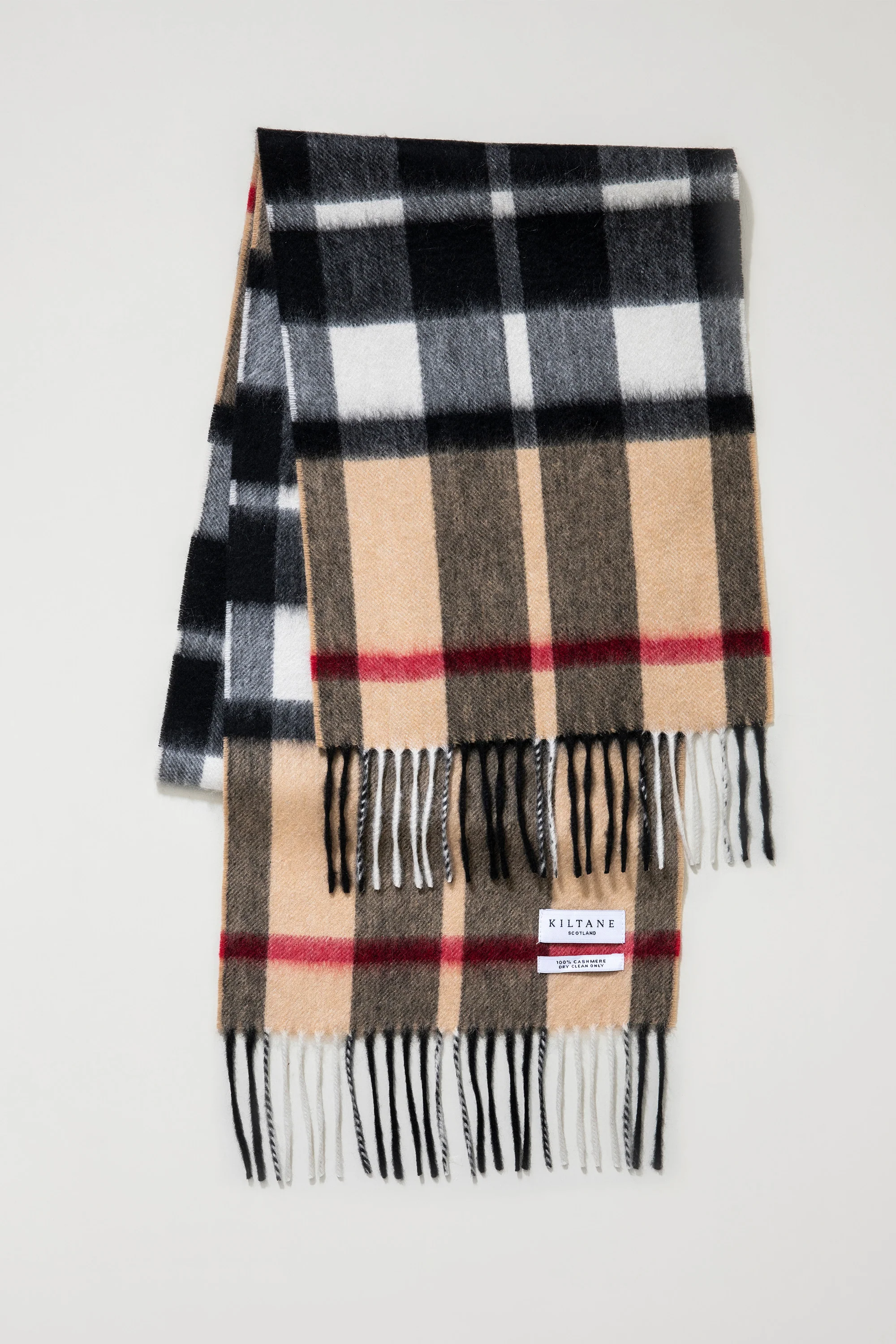 Exploded Camel Thompson Cashmere Scarf - Image 3