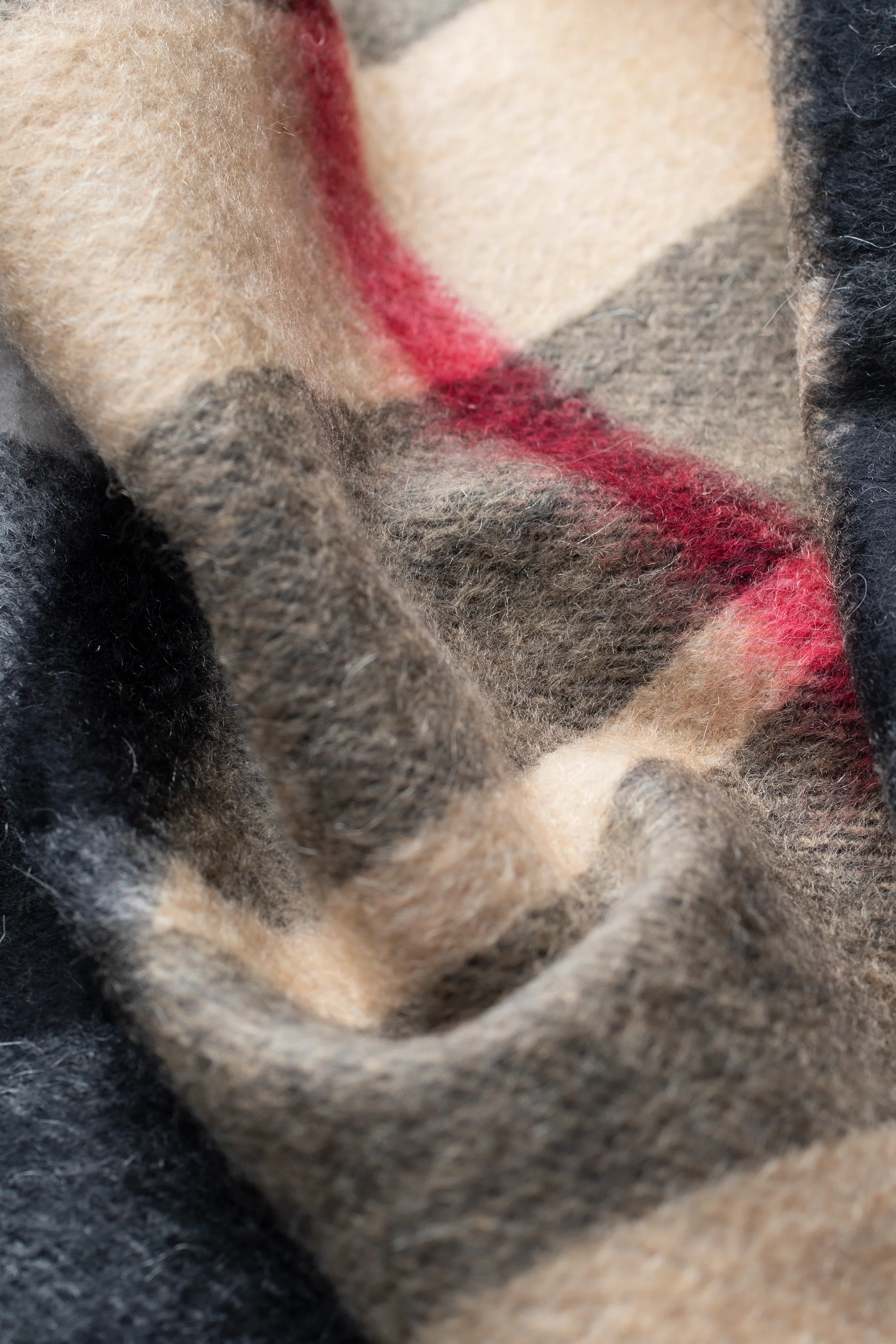 Exploded Camel Thompson Cashmere Scarf - Image 4