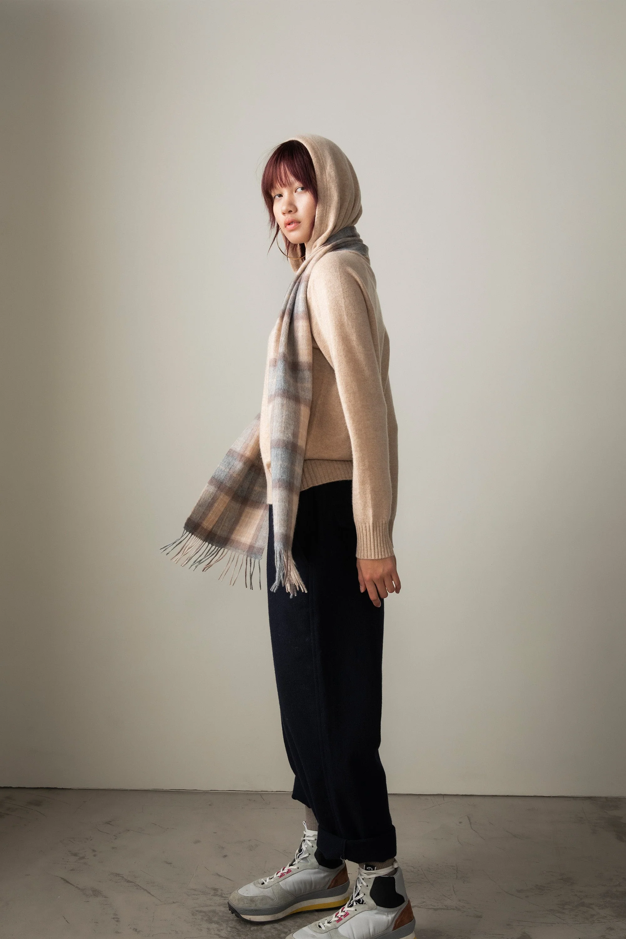 Heritage Tartan Cashmere Scarf - Mackellar Natural - Image 4
