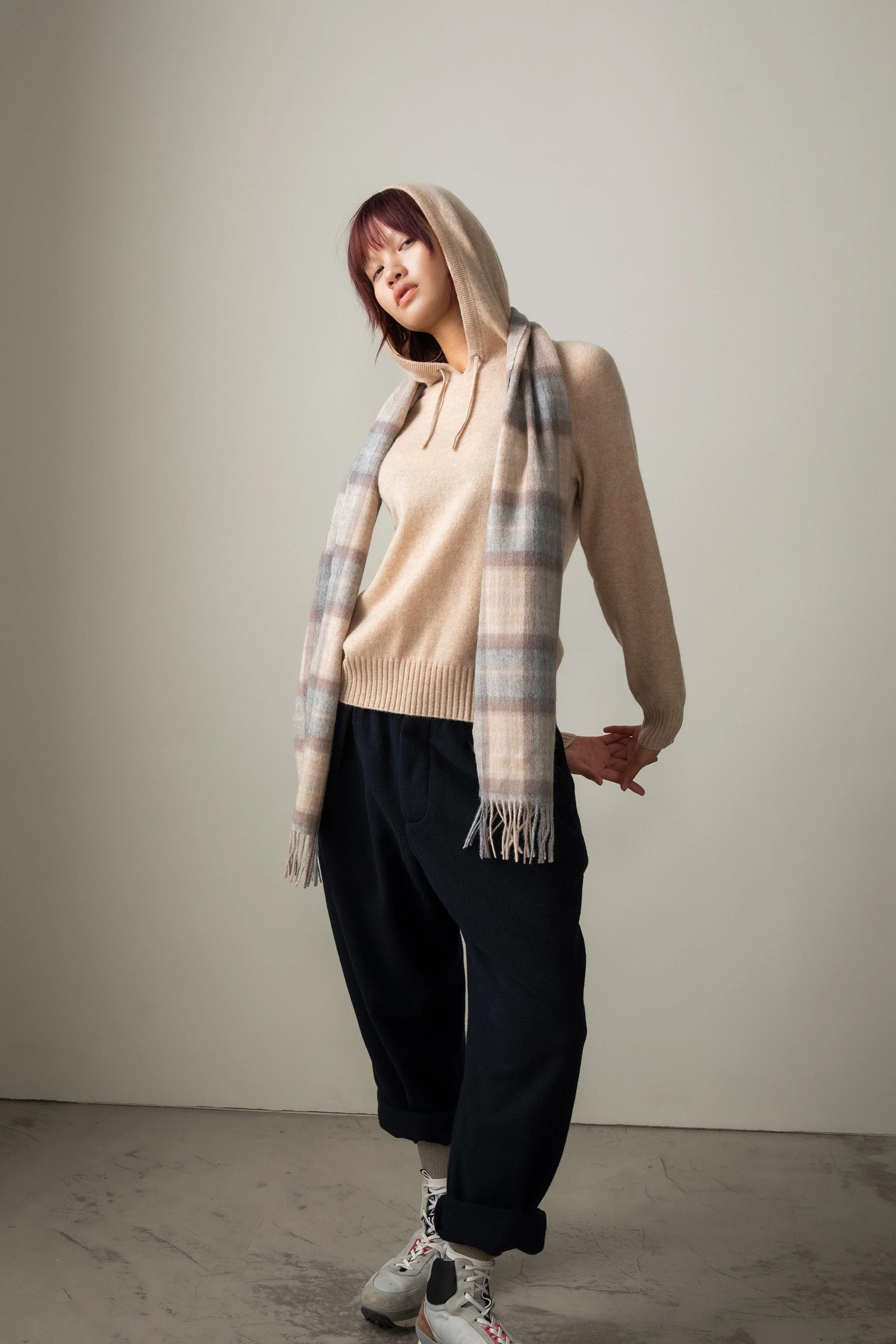 Heritage Tartan Cashmere Scarf - Mackellar Natural - Image 5