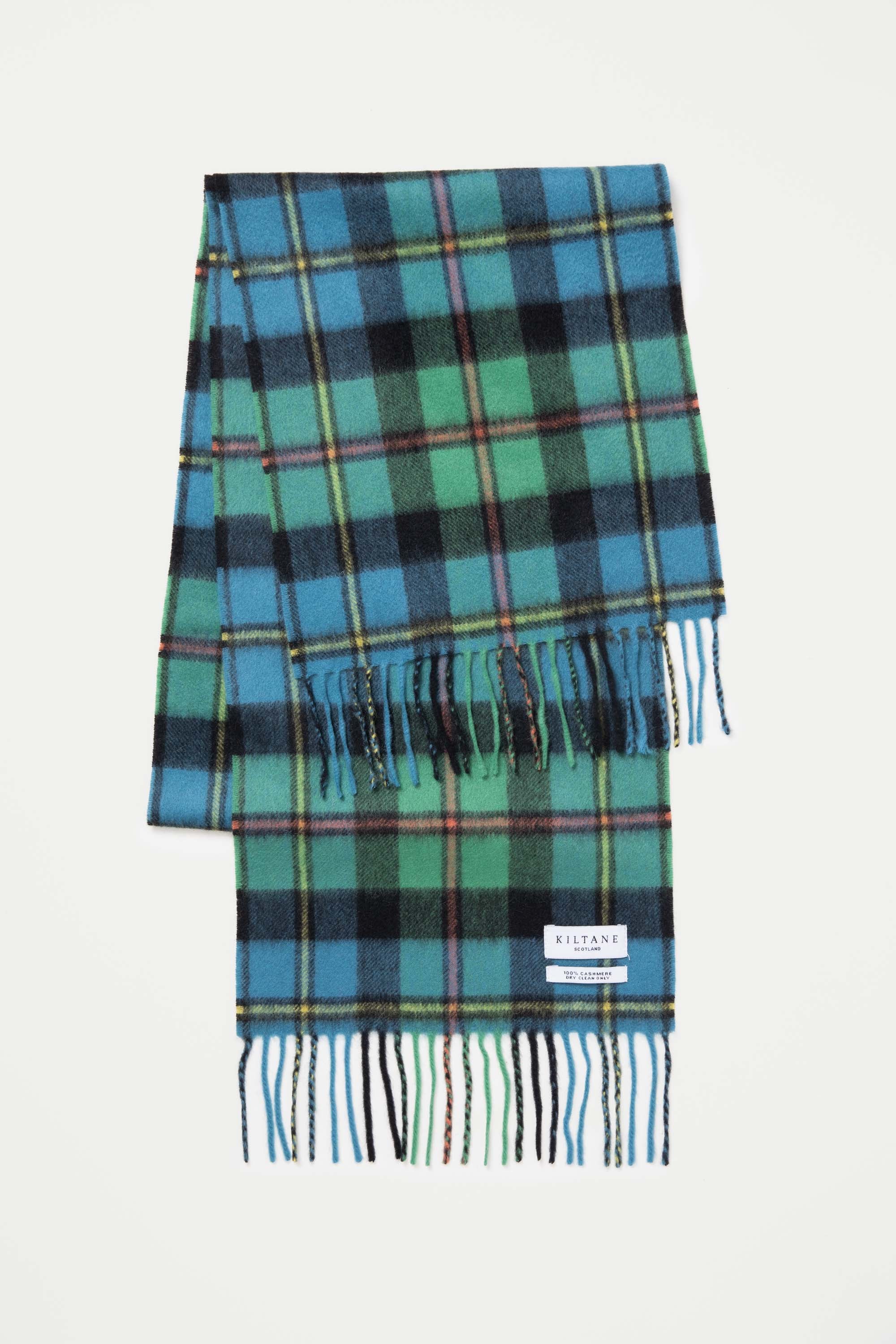 Heritage Tartan Cashmere Scarf - Macleod Antique - Image 2