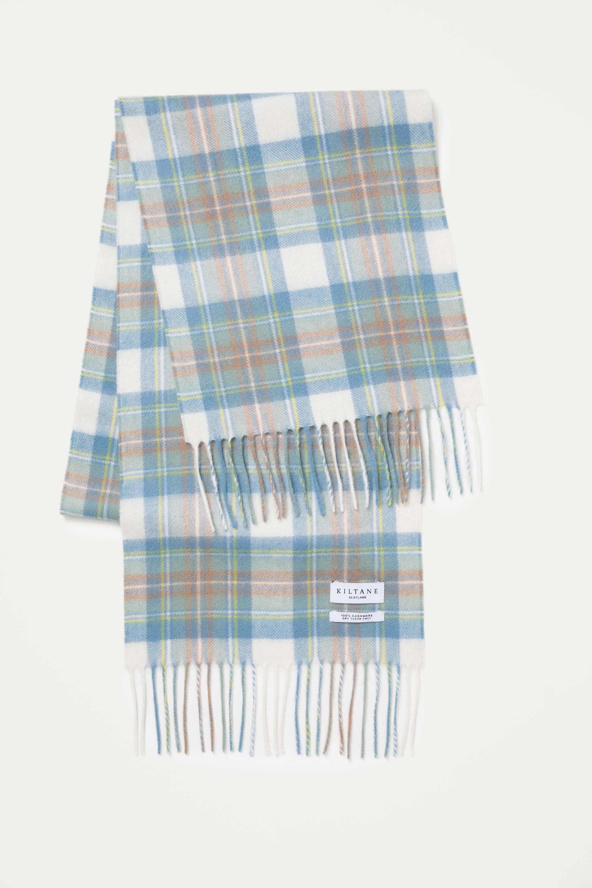 Heritage Tartan Cashmere Scarf - Muted Stewart - Image 3