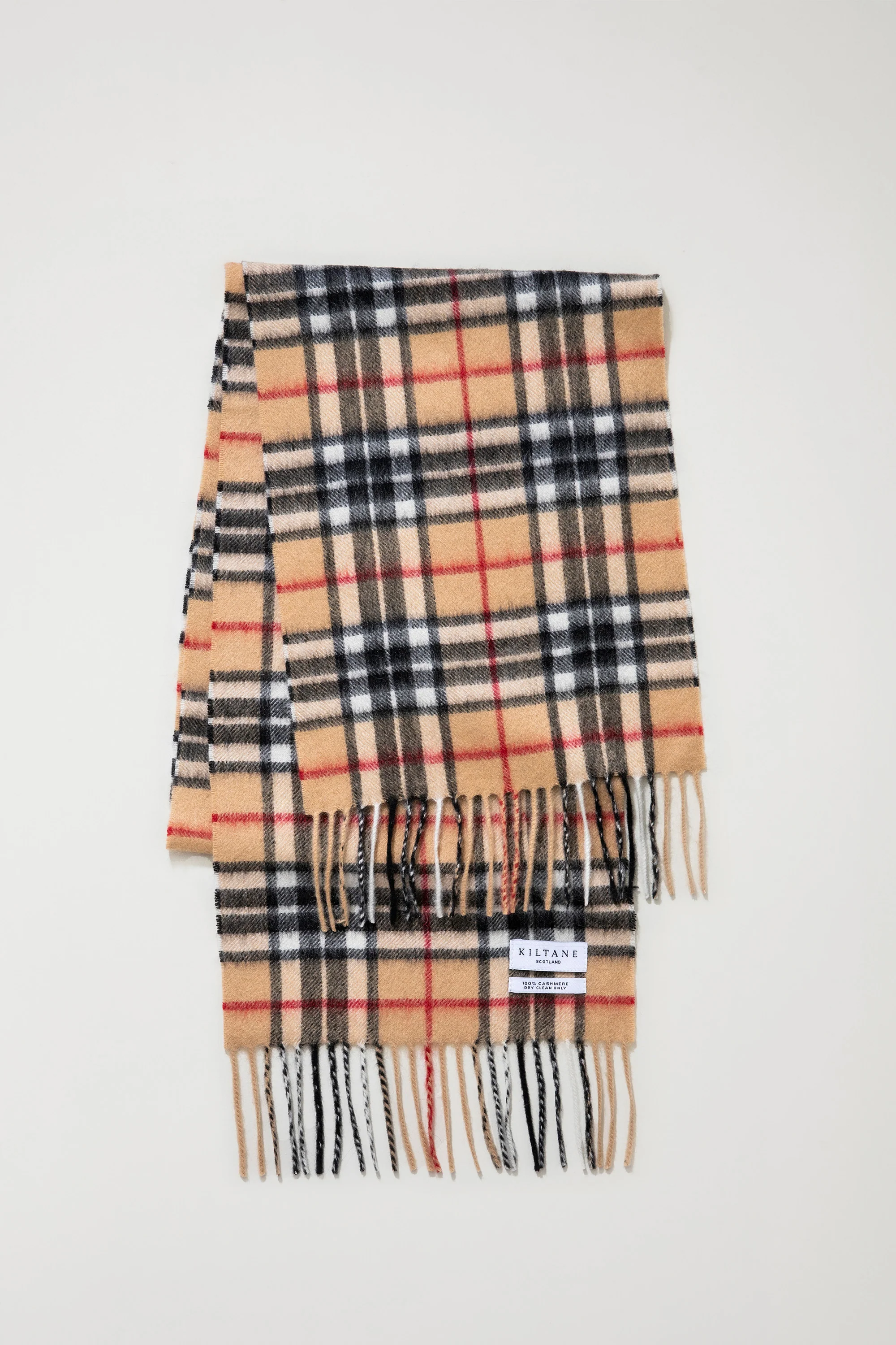 Scotty Thompson Cashmere Scarf - Camel - Image 3