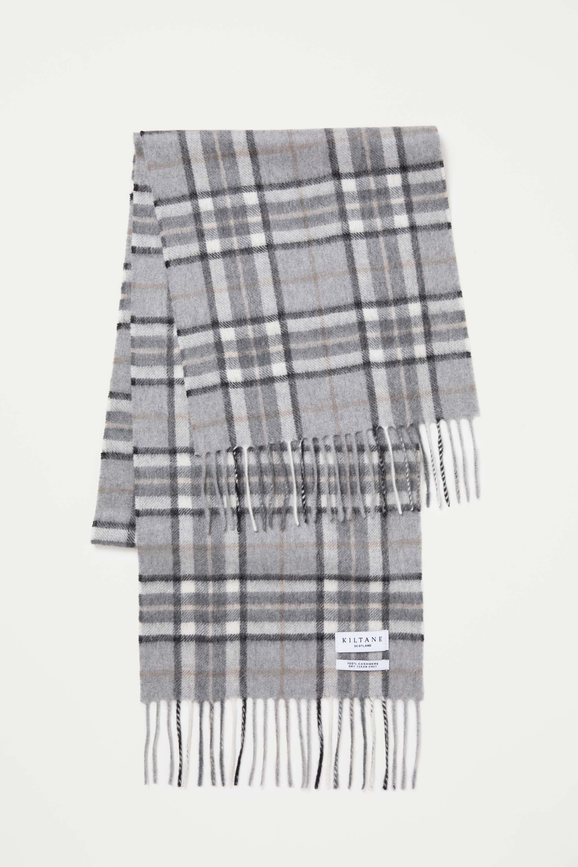 Scotty Thompson Cashmere Scarf - Pewter - Image 3