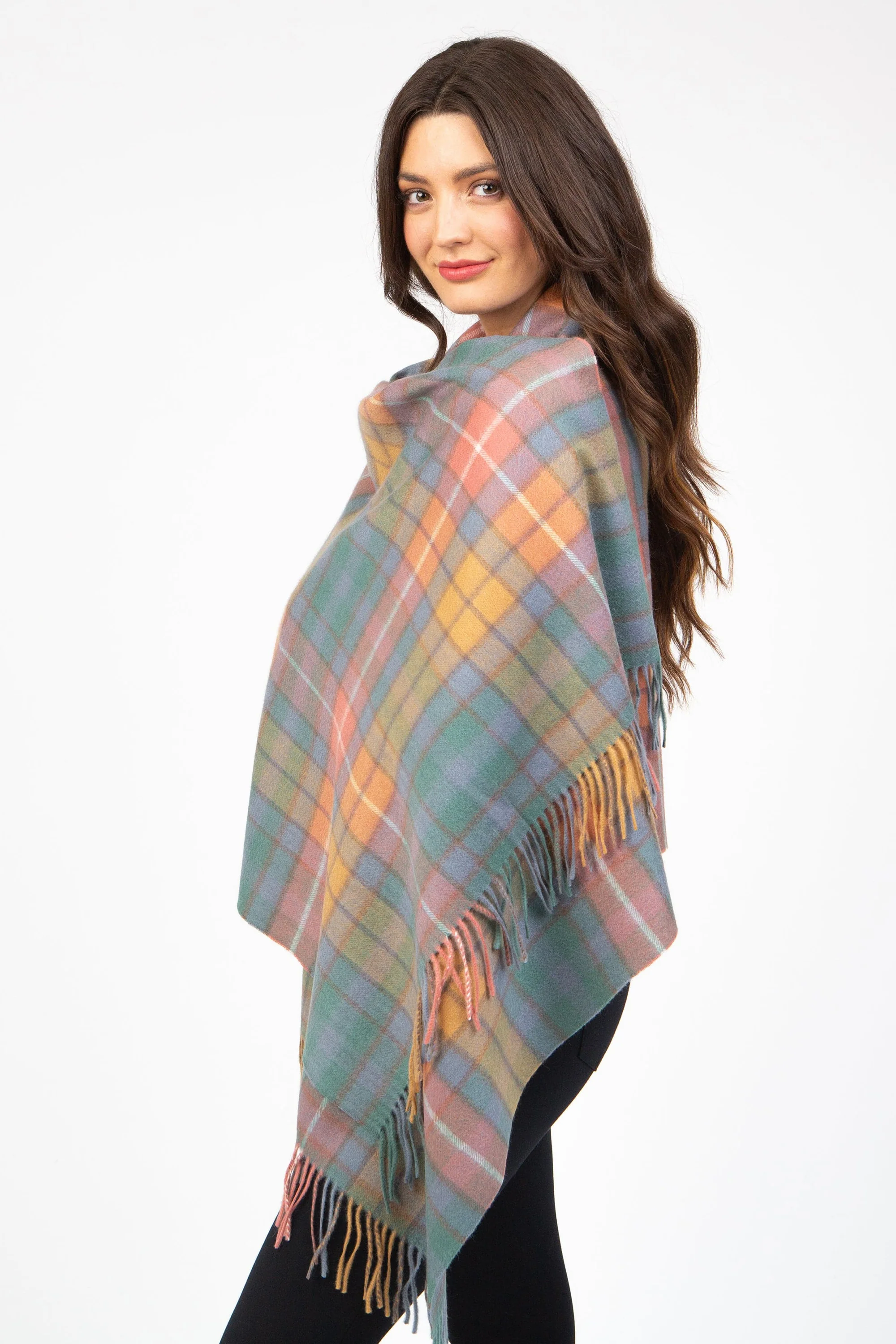 Heritage Tartan Cashmere Stole - Antique Buchanan - Image 2