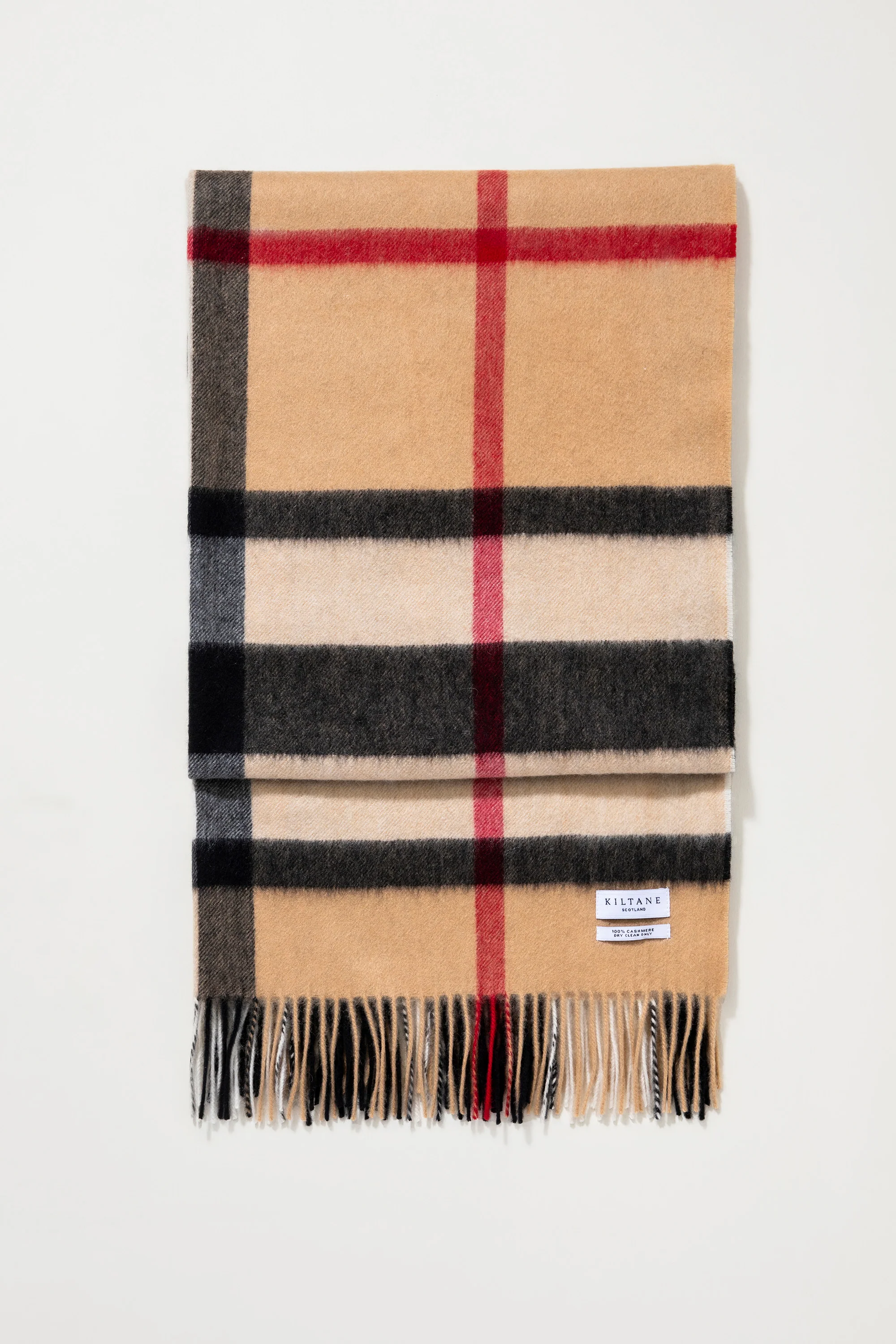 Exploded Camel Thompson Cashmere Stole - Image 3