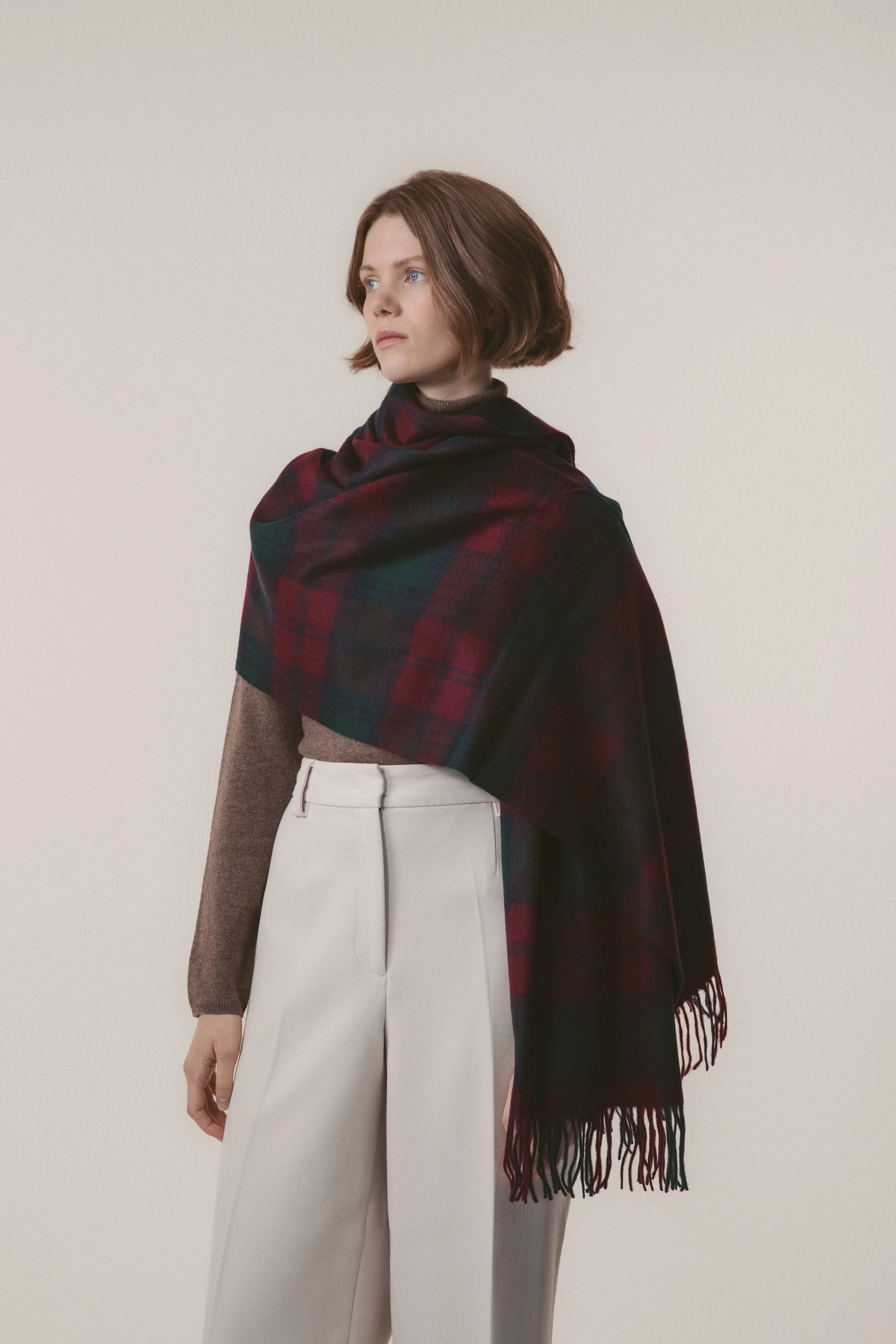 Heritage Tartan Cashmere Stole - Lindsay