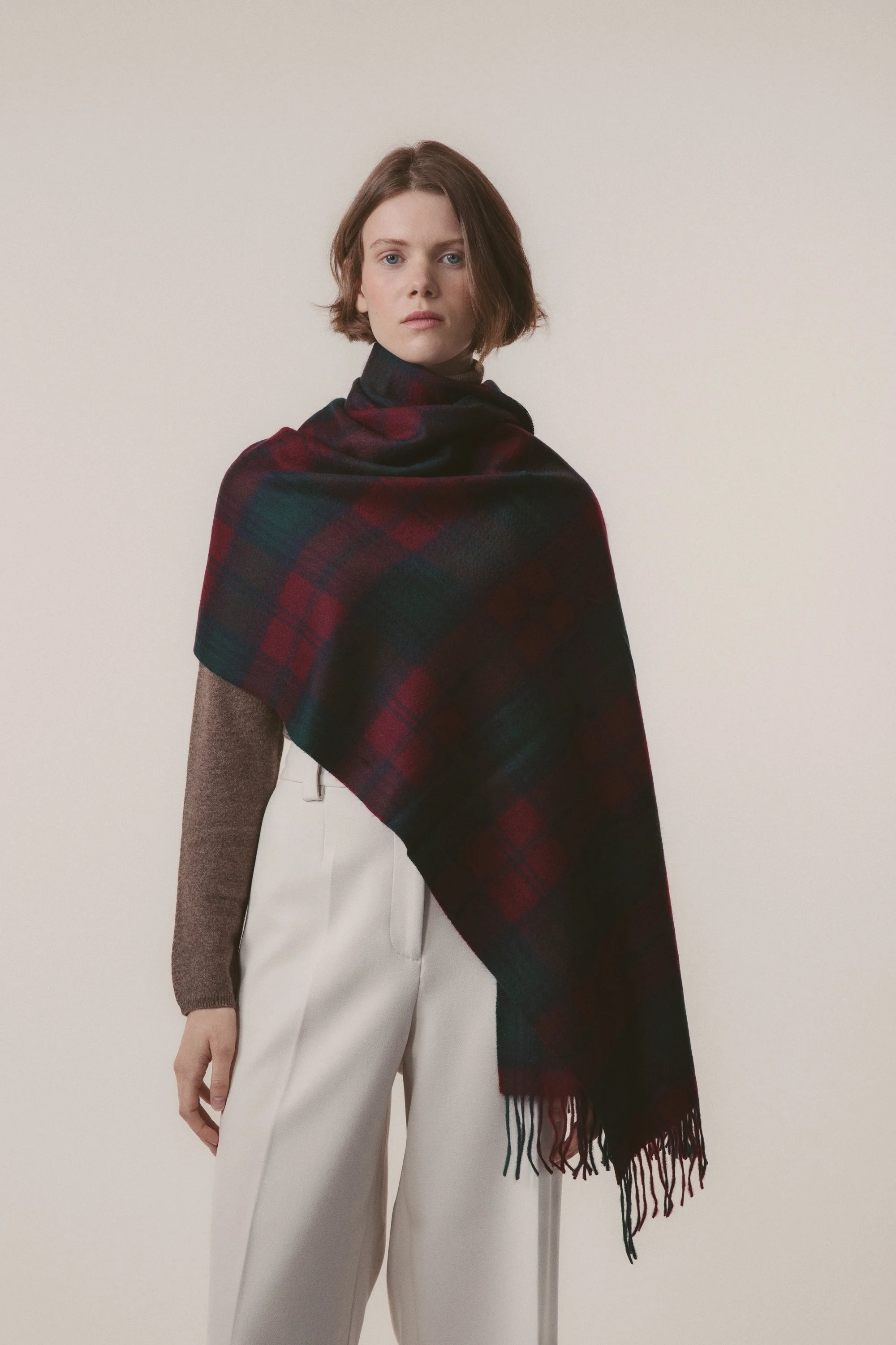 Heritage Tartan Cashmere Stole - Lindsay - Image 3