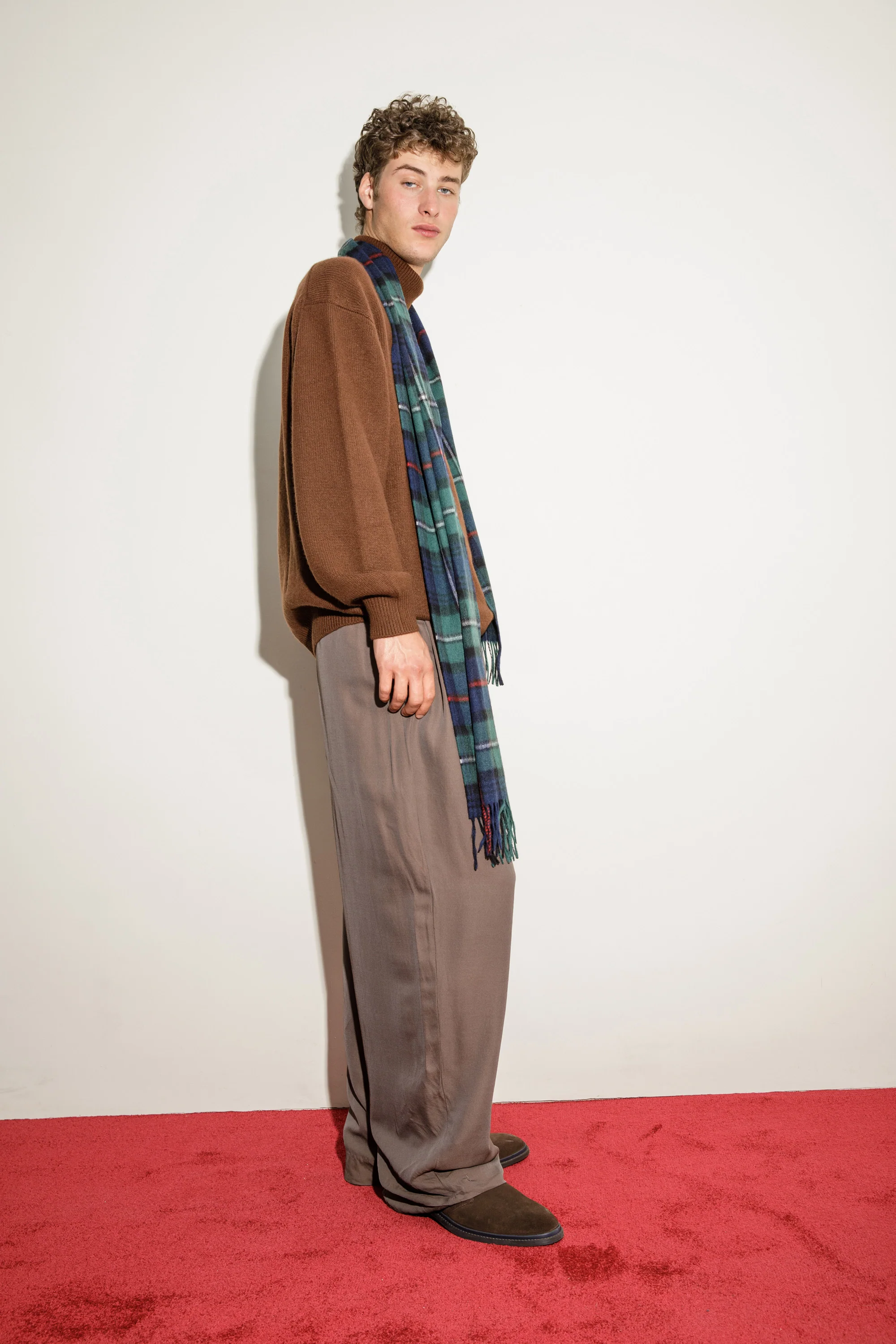 Heritage Tartan Cashmere Wide Scarf - Mackenzie - Image 2