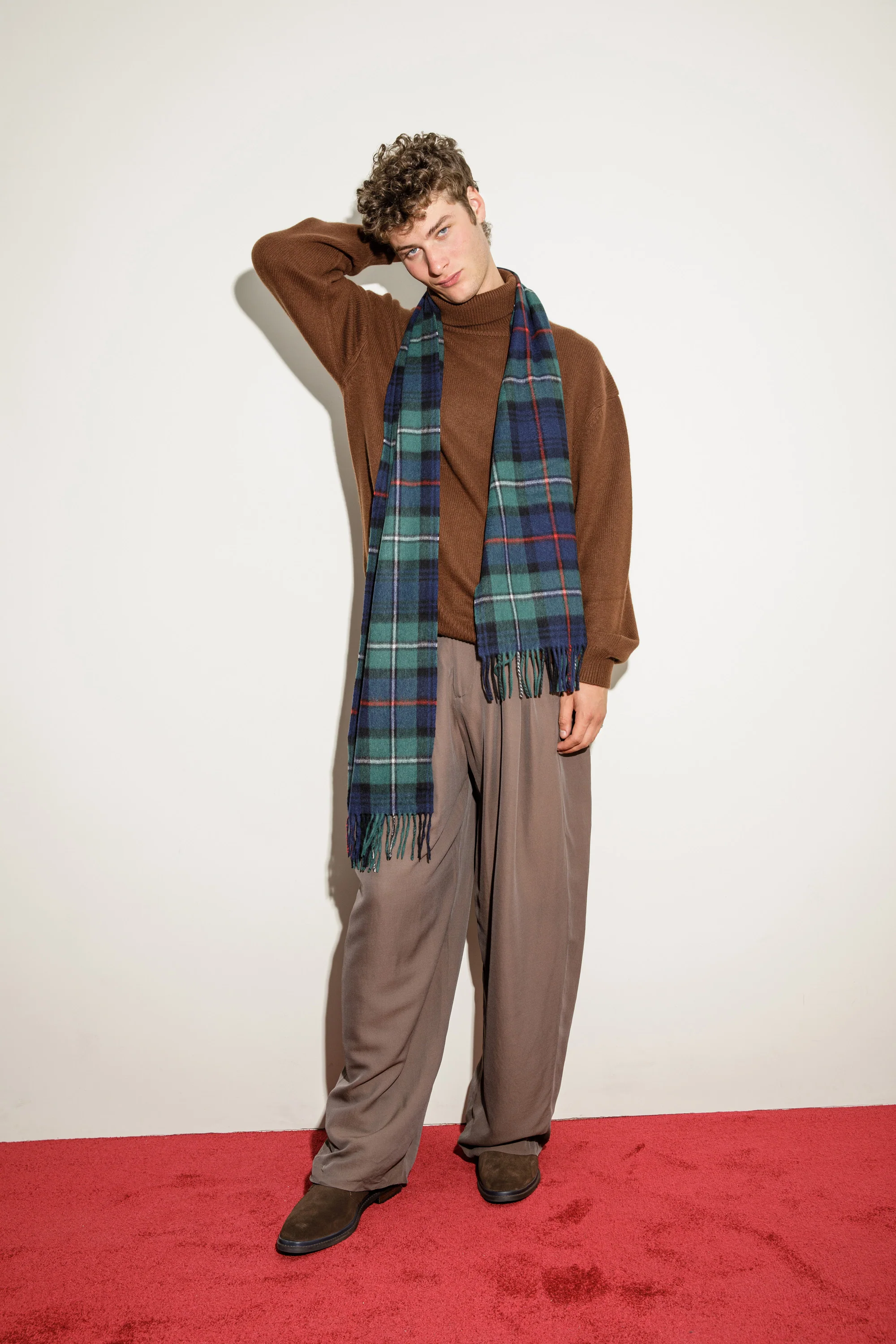 Heritage Tartan Cashmere Wide Scarf - Mackenzie - Image 3