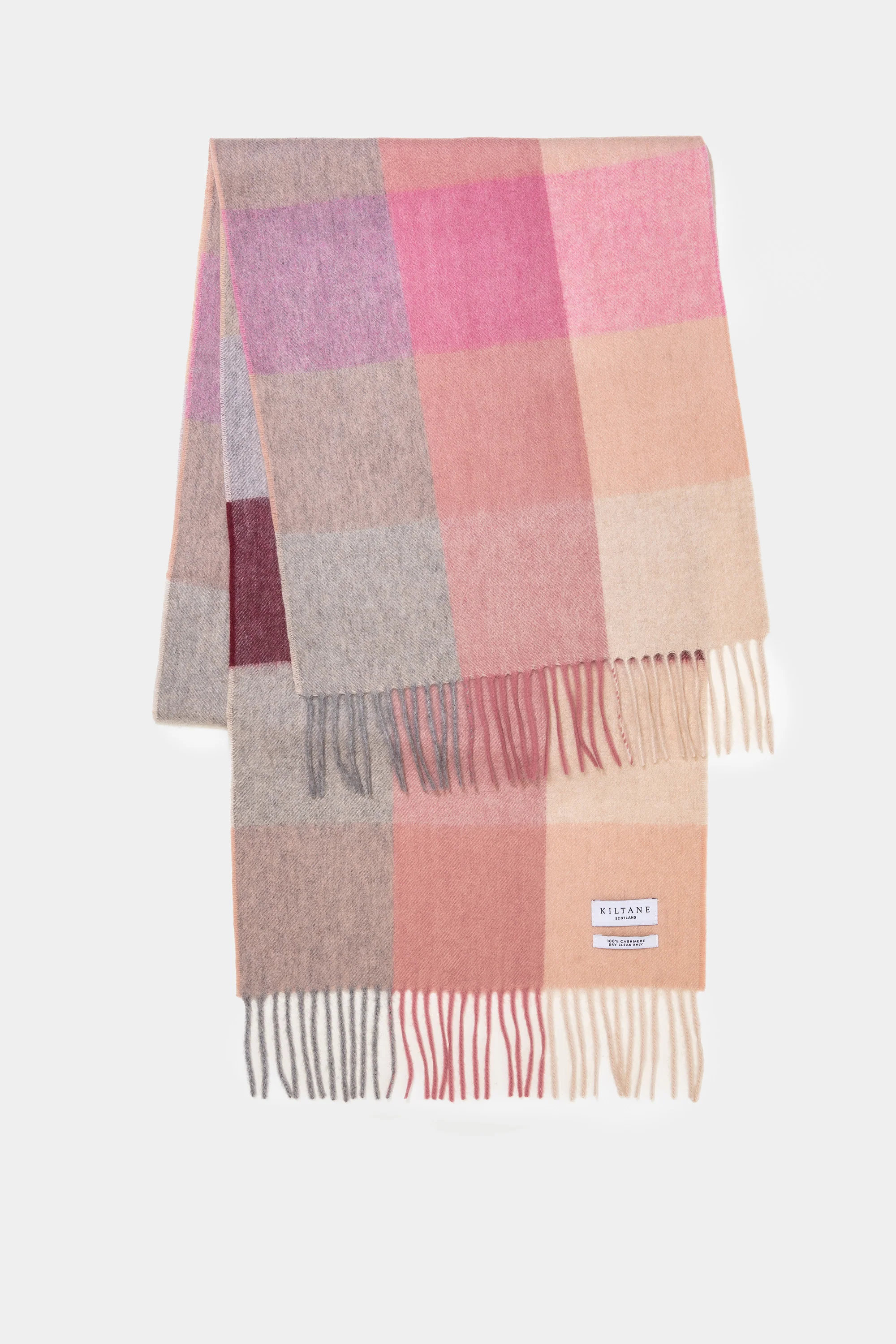 3 Square Cashmere Wide Scarf - Summer Fruits - Image 4