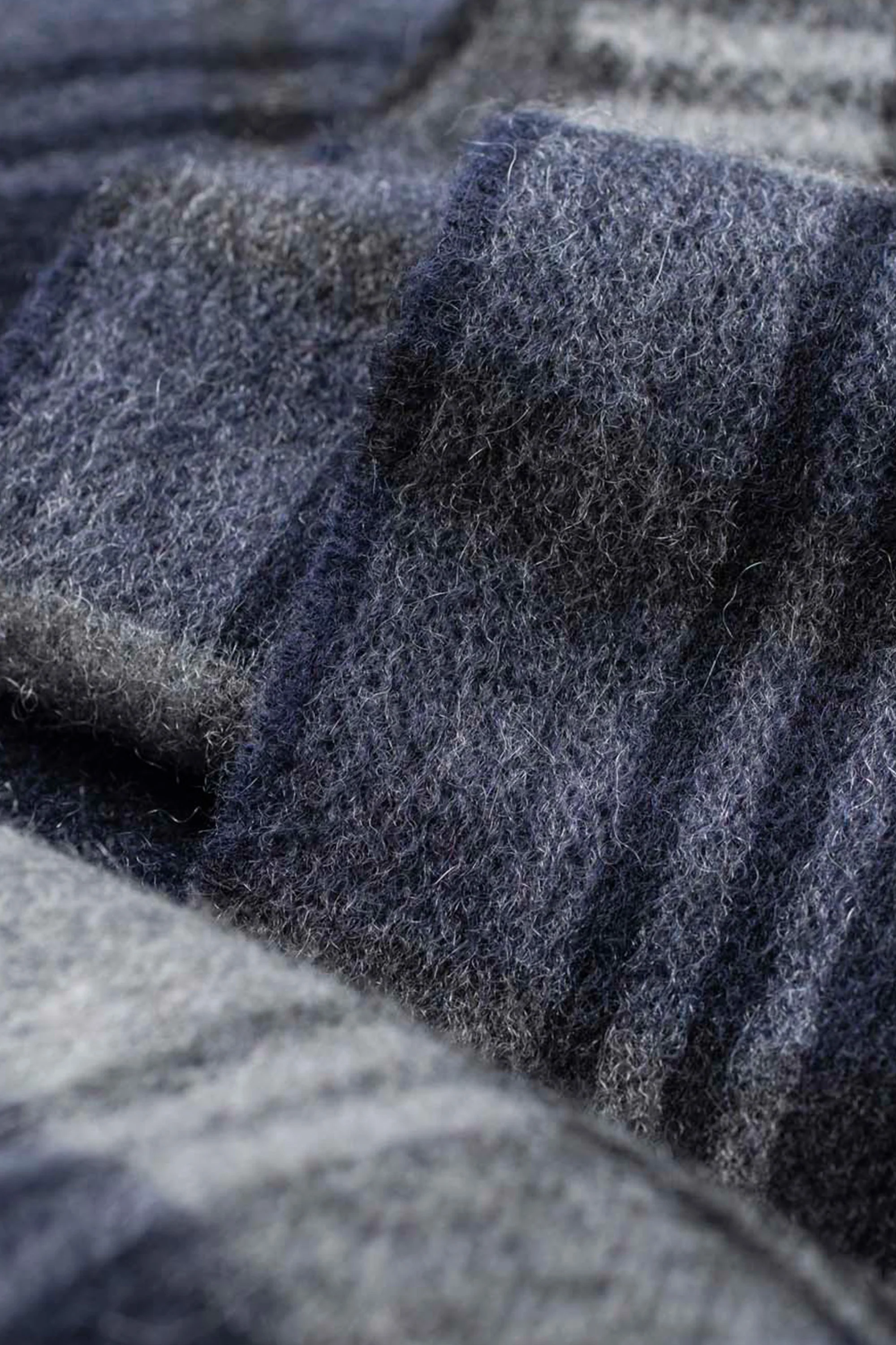 Made In Scotland Heritage Cashmere Scarf - Grey Blackwatch - Image 2