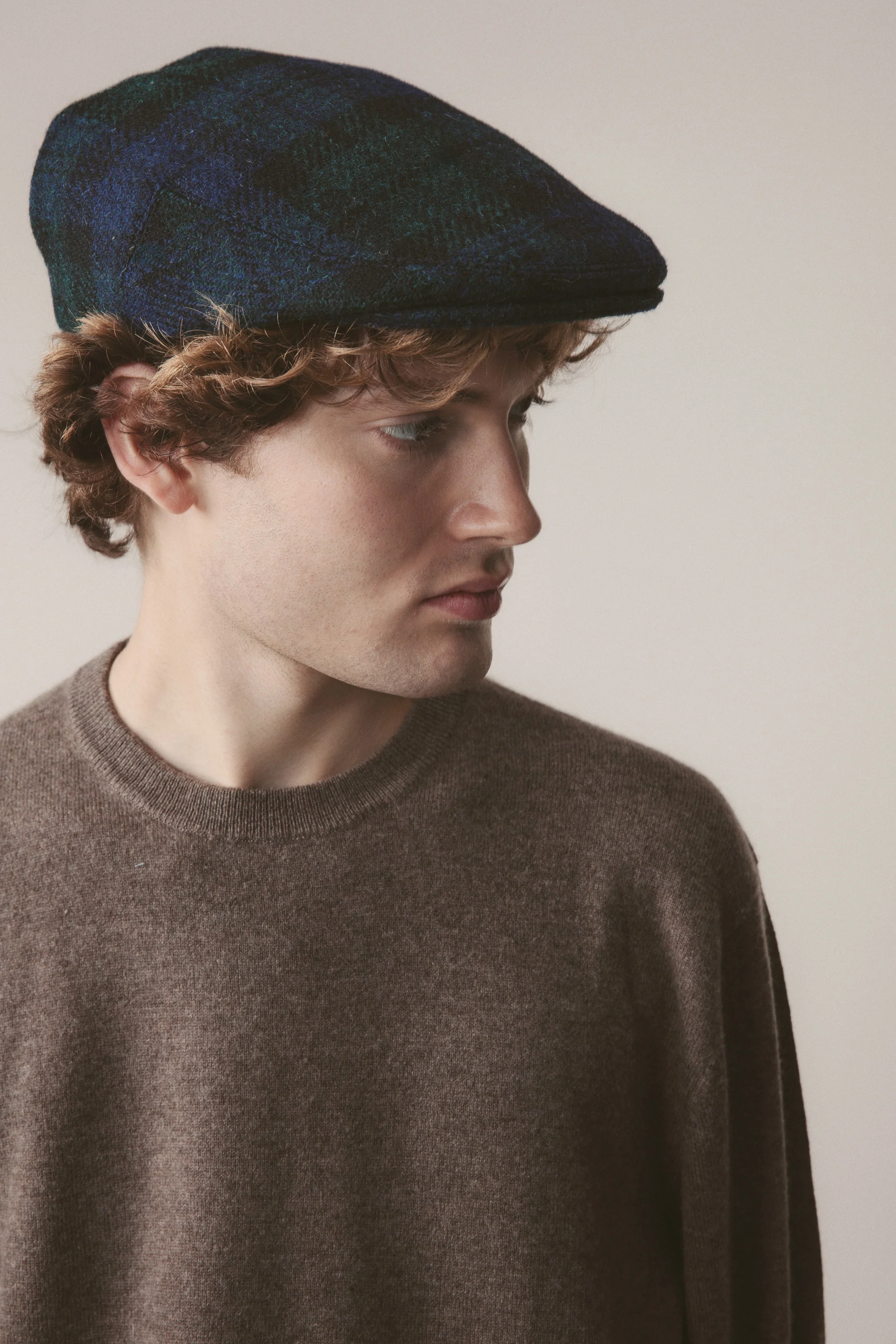 Harris Tweed Stornoway Cap - Blackwatch