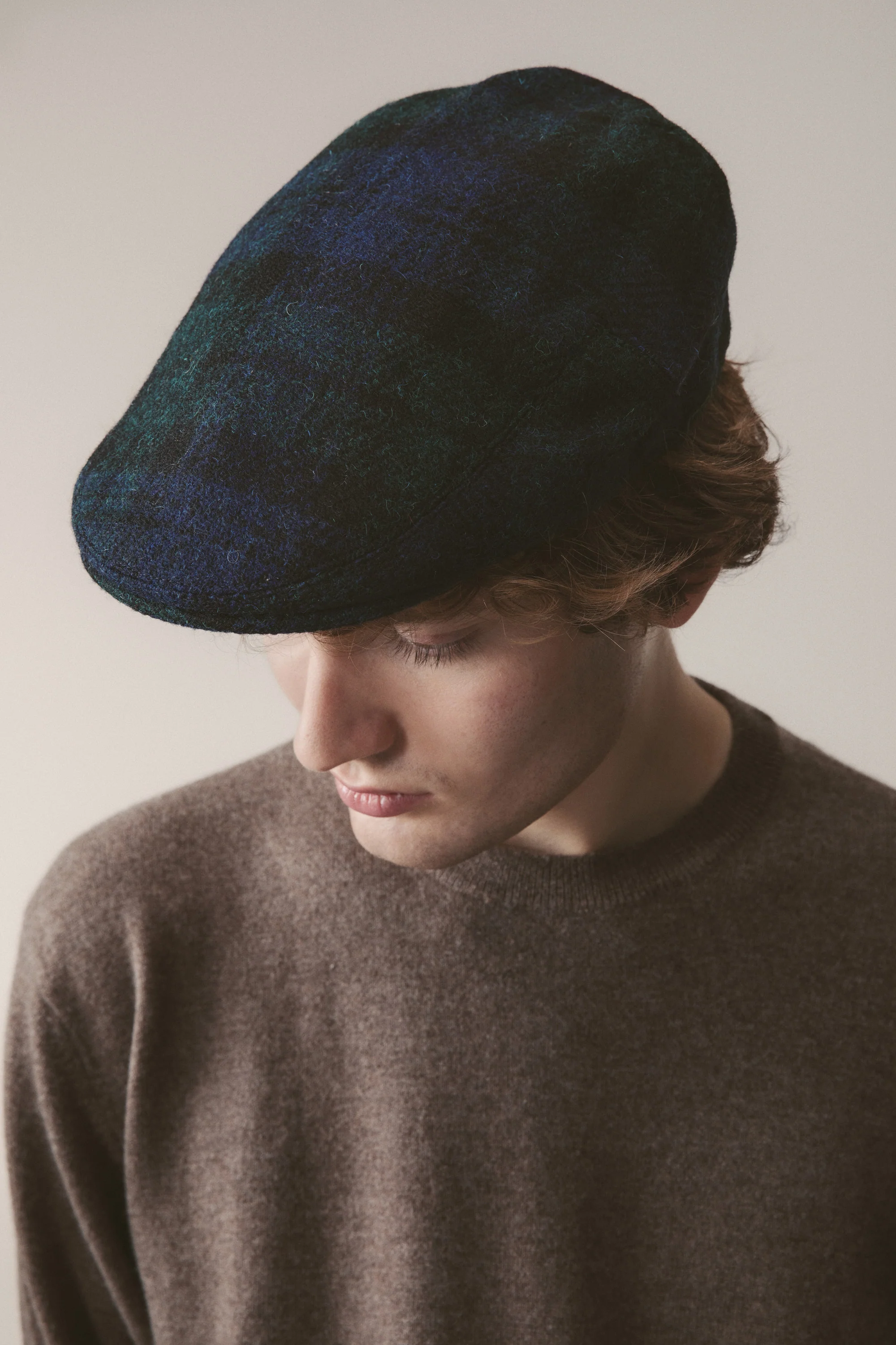 Harris Tweed Stornoway Cap - Blackwatch - Image 2