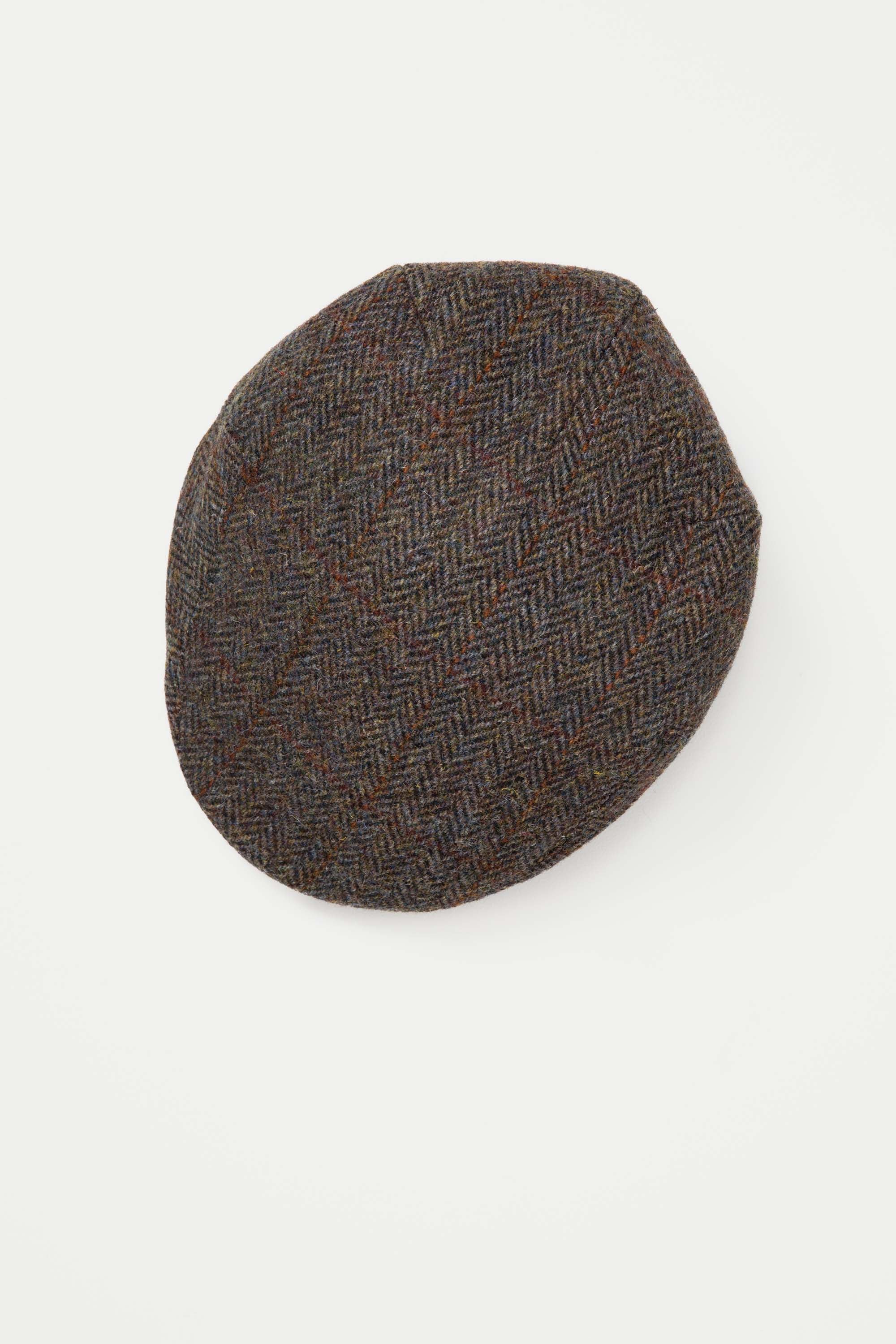 Harris Tweed Stornoway Cap - Brown Check - Image 2