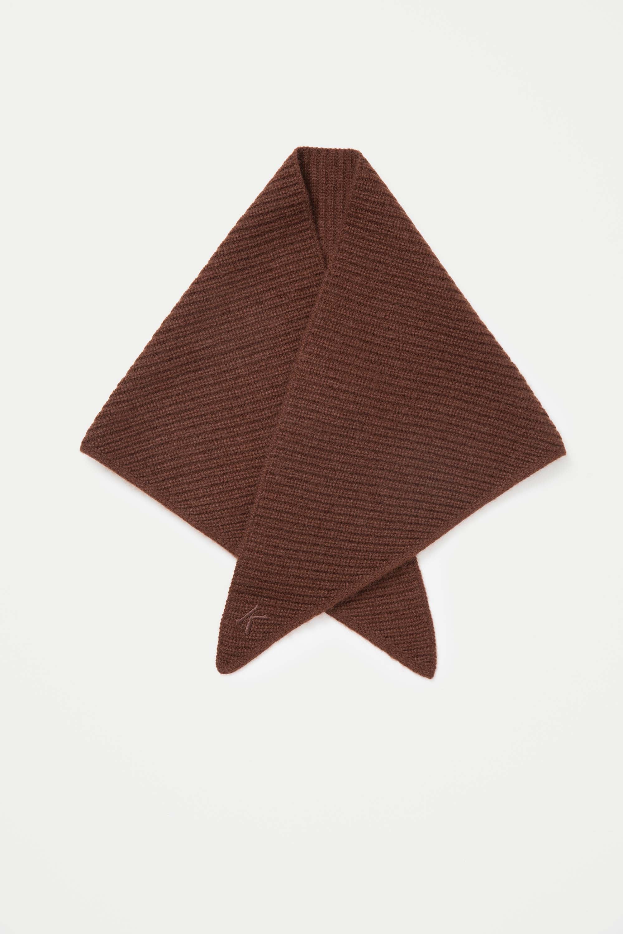 Knitted Cashmere Neck Tie - Coco - Image 4