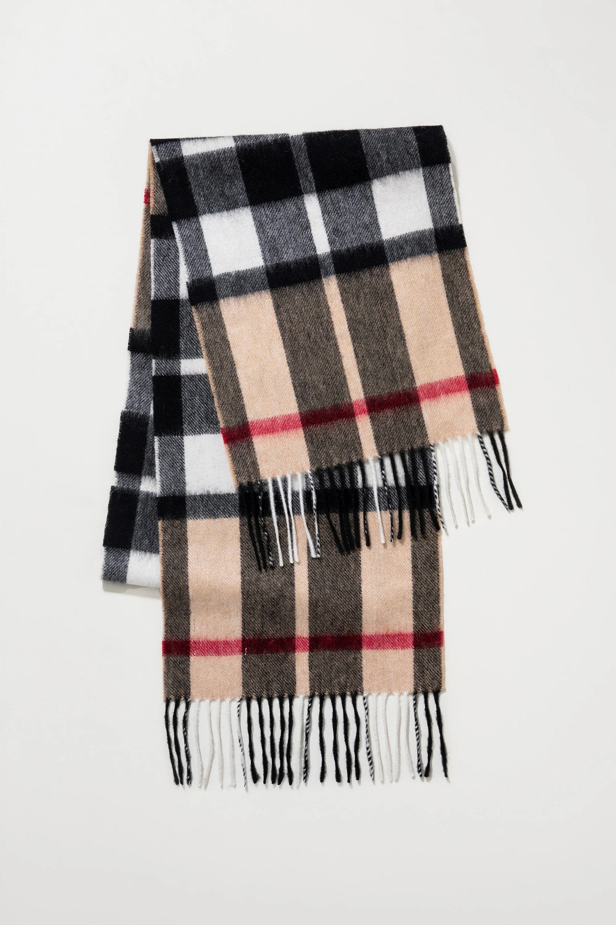 Exploded Camel Thompson Lambswool Scarf - Image 3