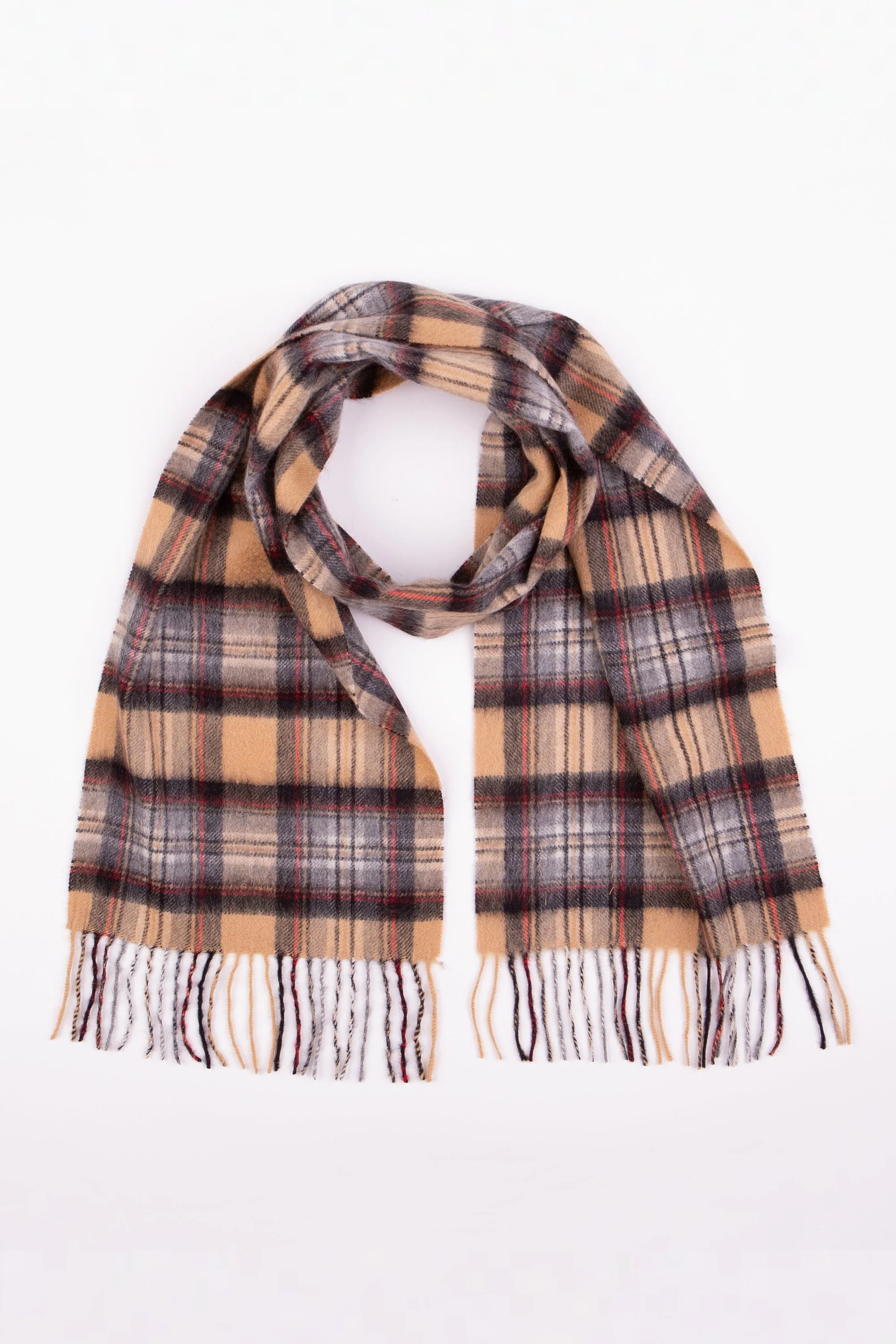 Heritage Tartan Lambswool Scarf - Official Camel Stewart - Image 4