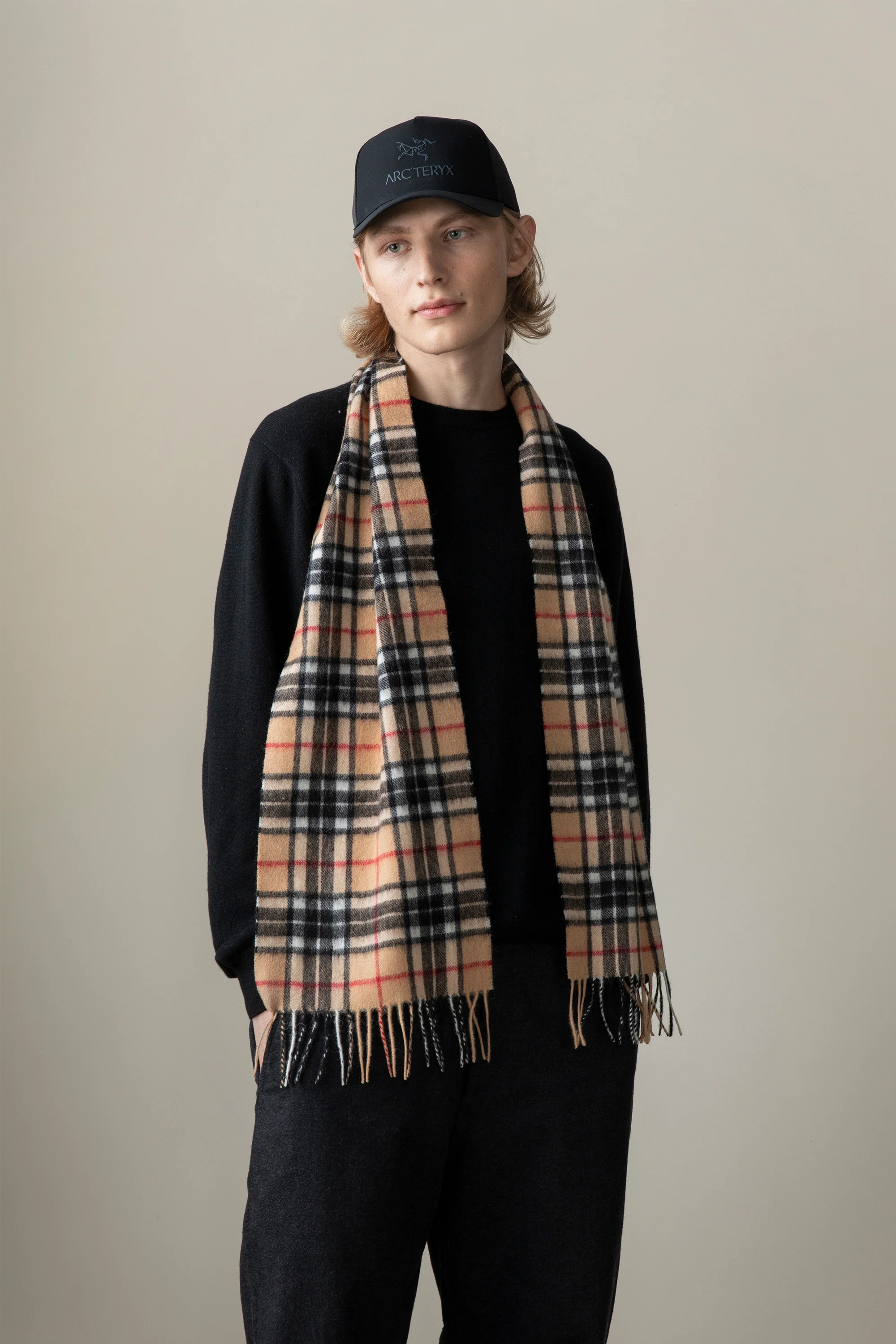 Scotty Thompson Lambswool Scarf - Camel