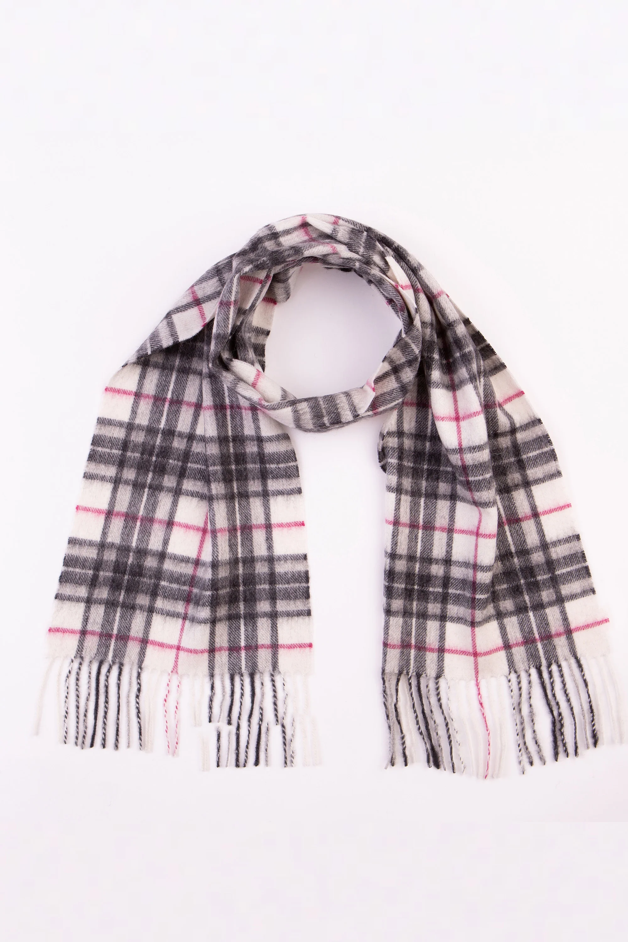 Scotty Thompson Lambswool Scarf - White - Image 3