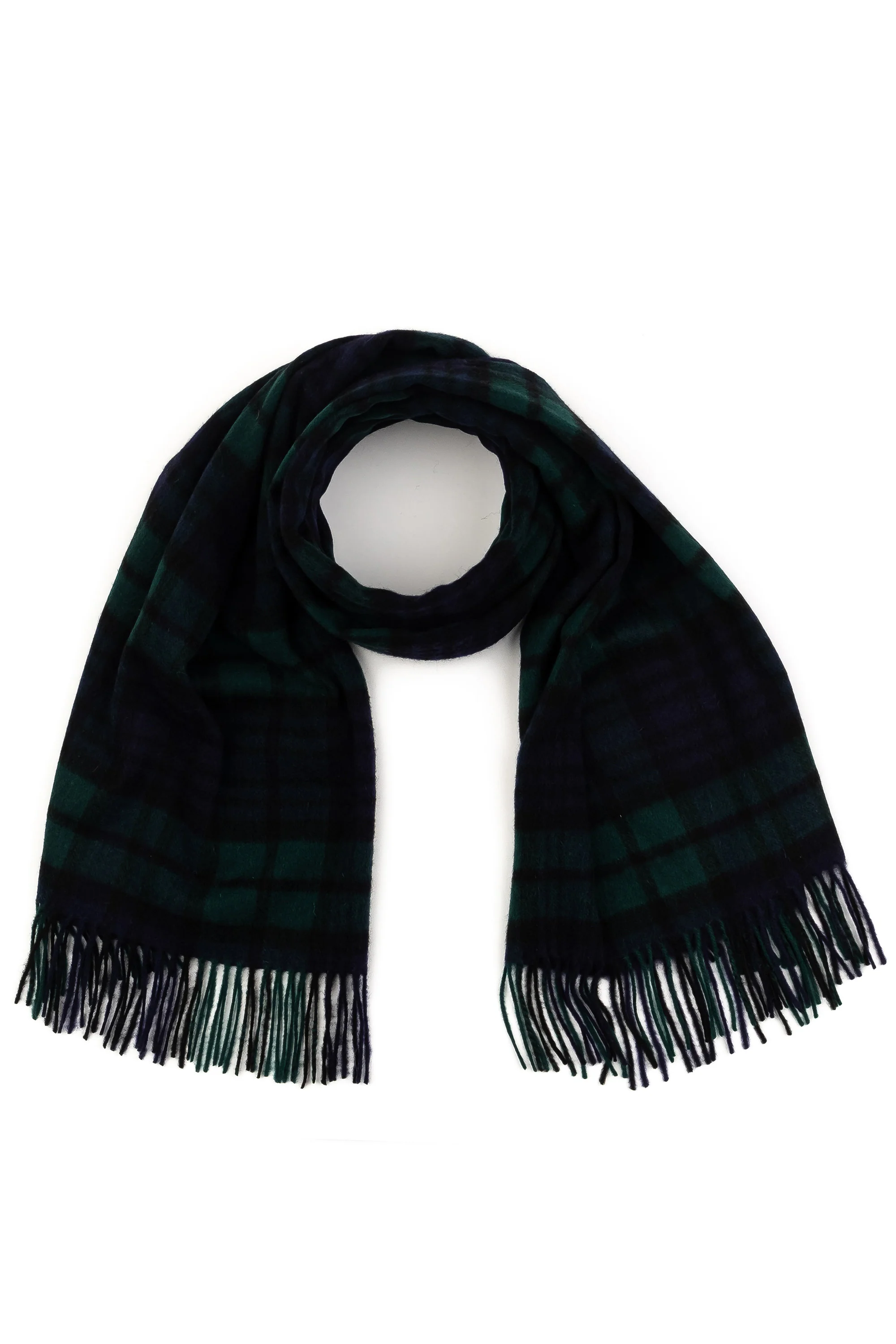 Heritage Tartan Lambswool Stole - Blackwatch - Image 4