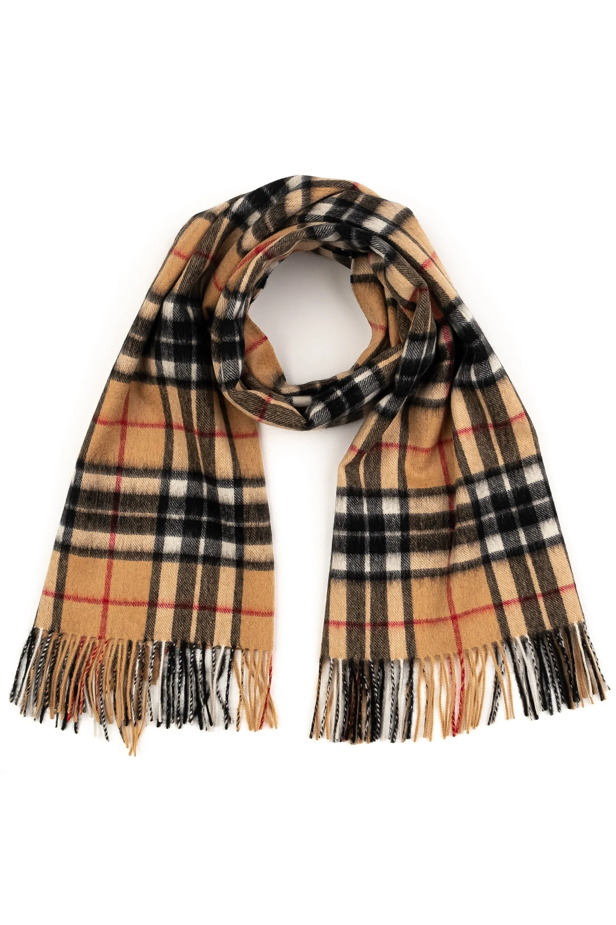 Scotty Thompson Lambswool Stole - Camel - Image 4