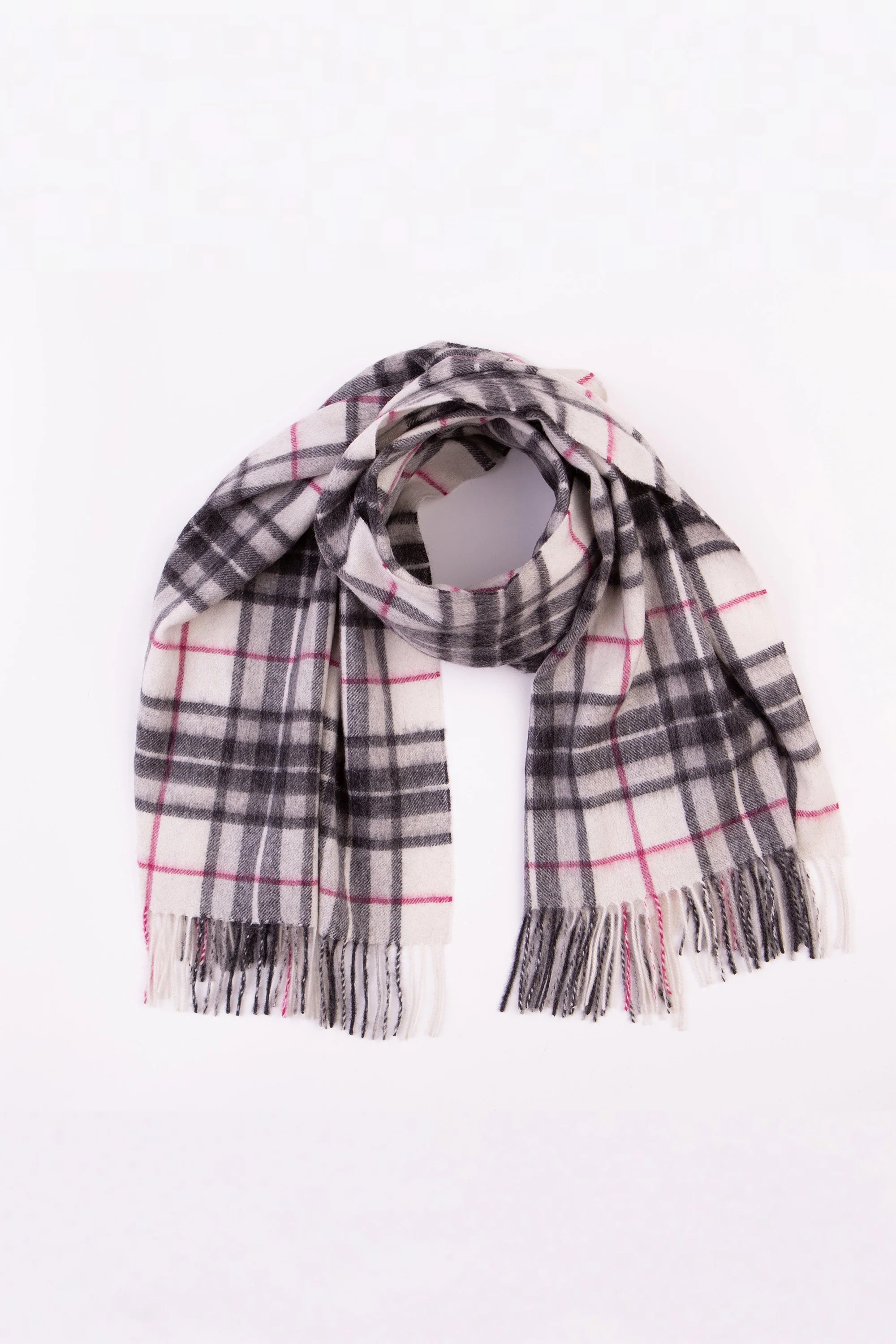 Scotty Thompson Lambswool Stole - White - Image 4
