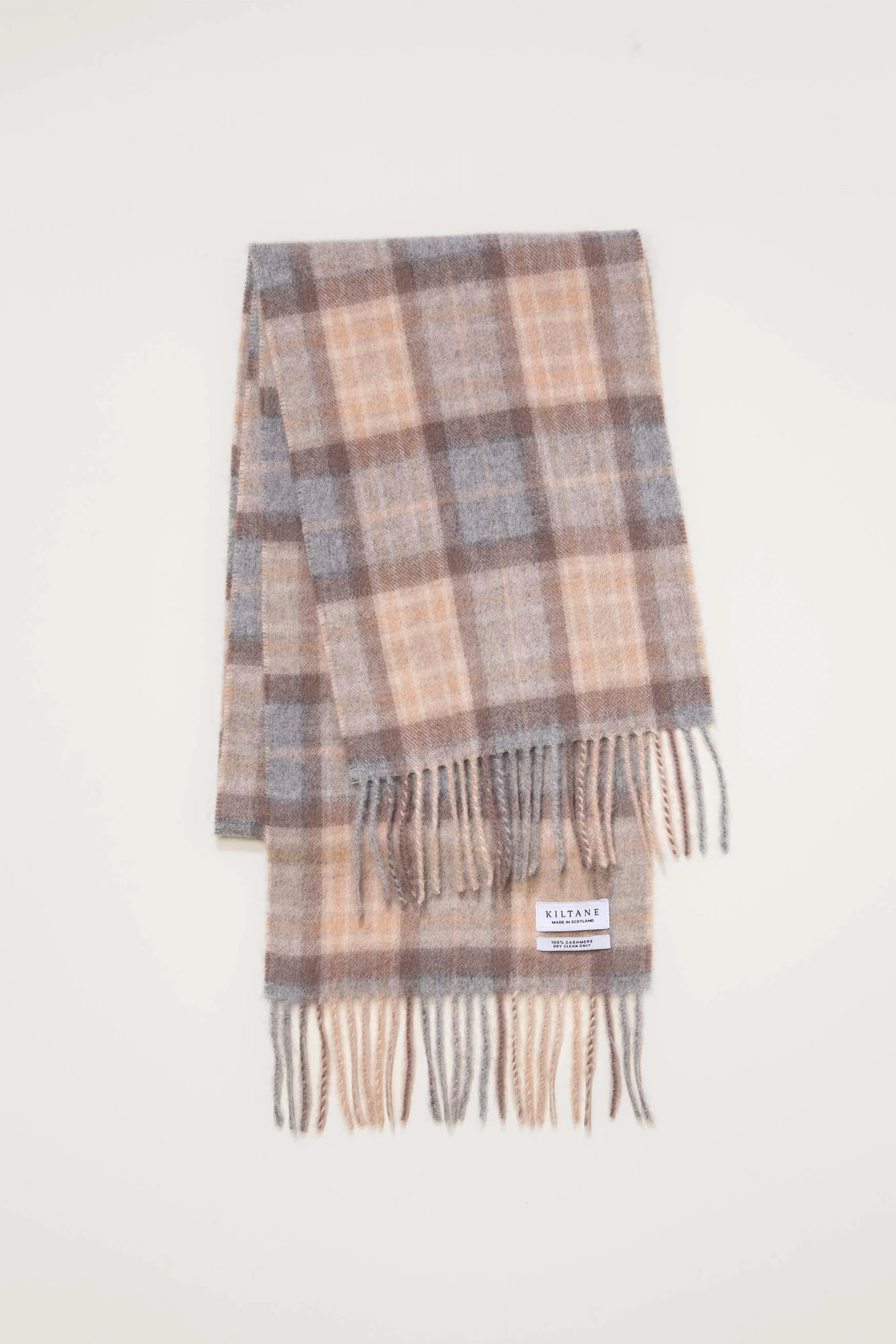 Made In Scotland Heritage Cashmere Scarf - Mackellar Natural - Image 3