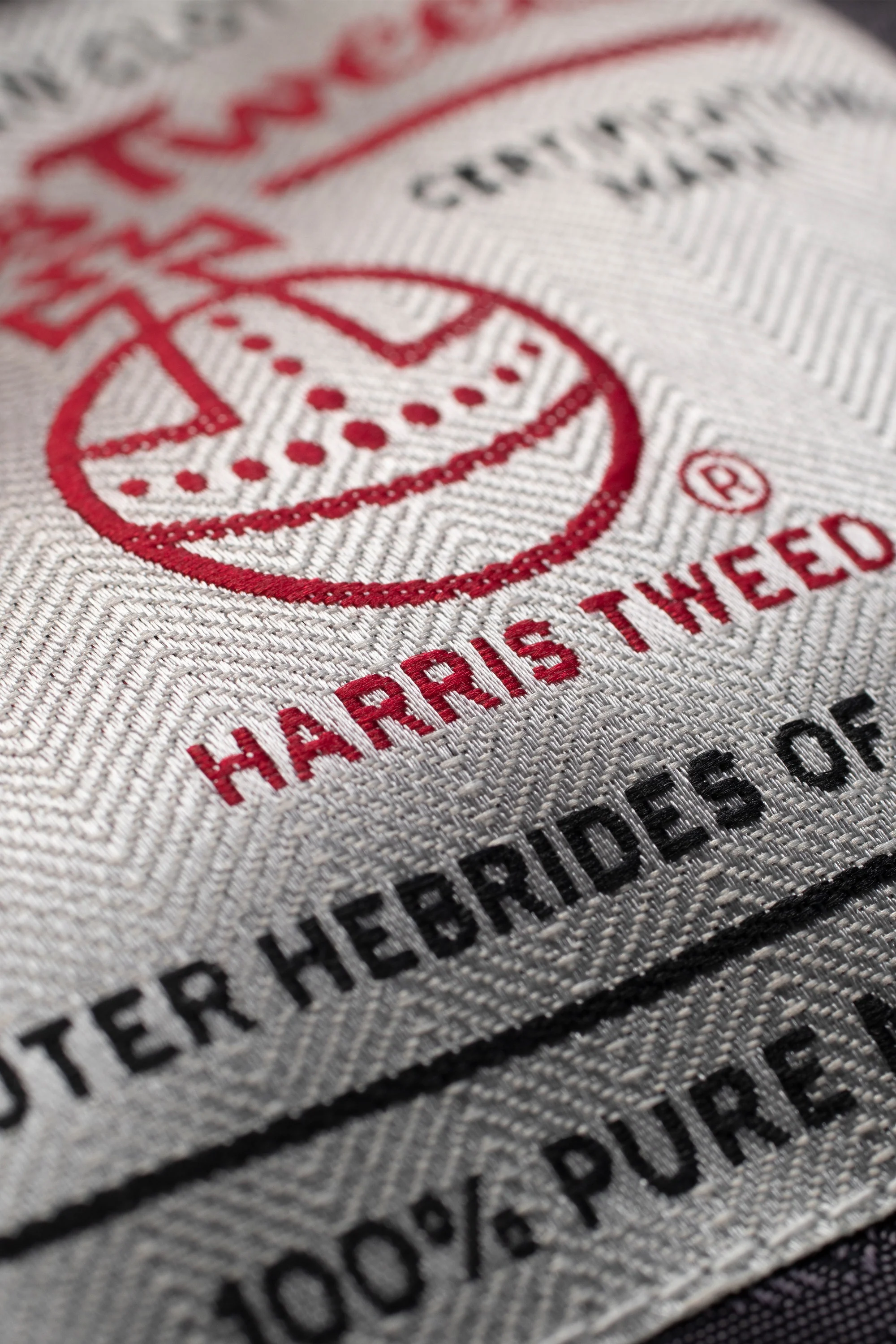 Men's Harris Tweed Bomber Jacket - Dogstooth - Image 5