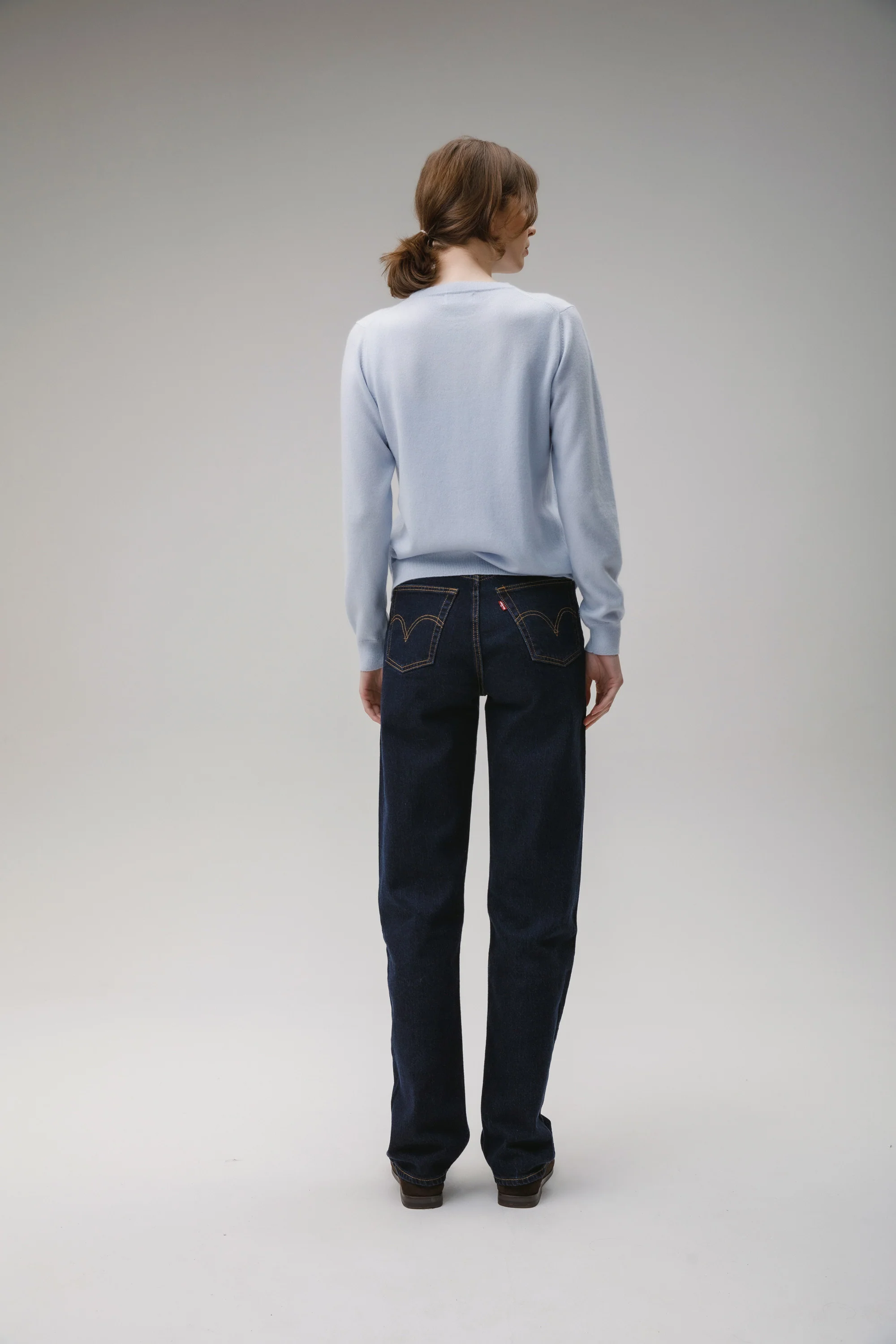 Morningside Cashmere Cardigan - Blue Aura - Image 2