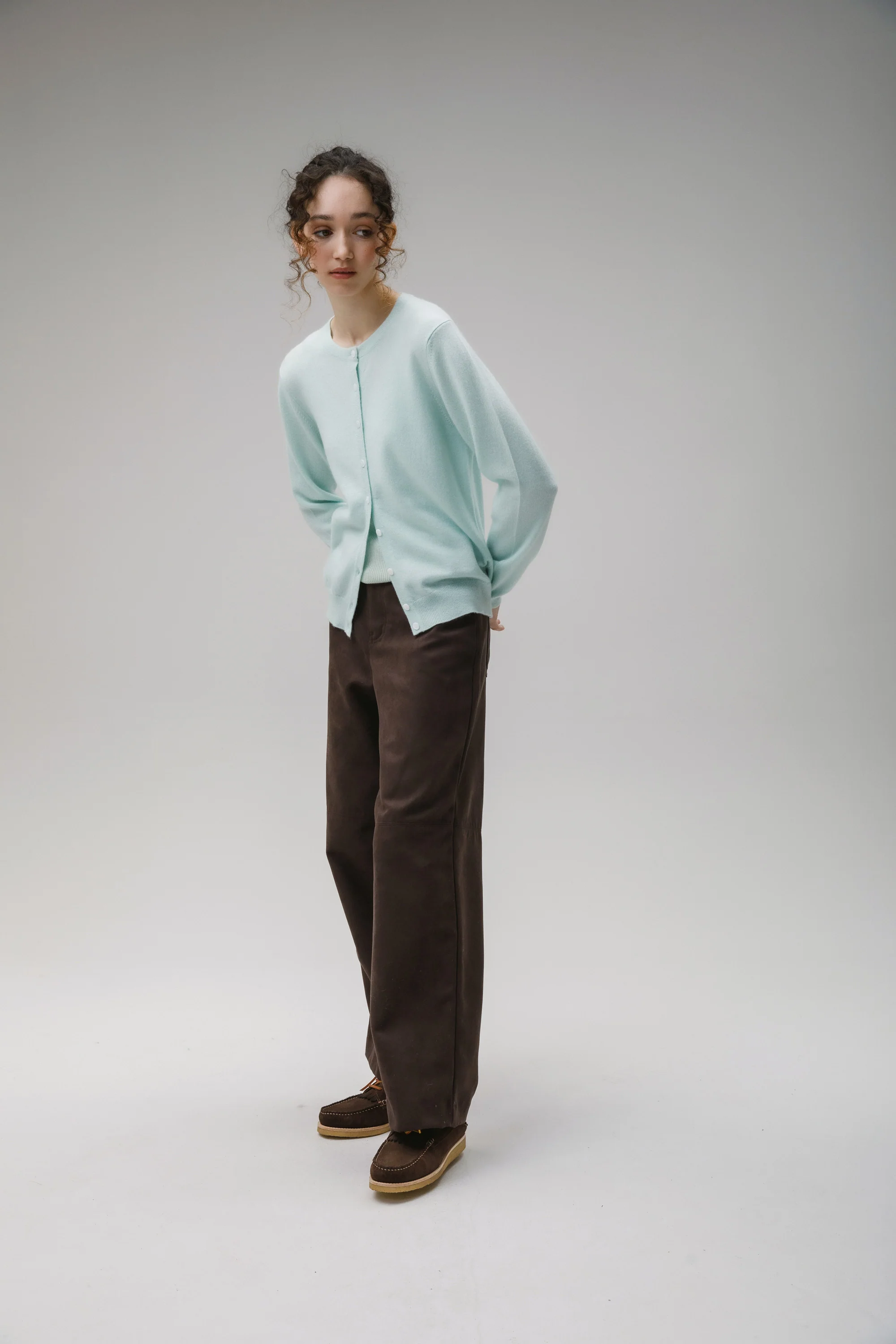 Morningside Cashmere Cardigan - Jelly Mint - Image 3
