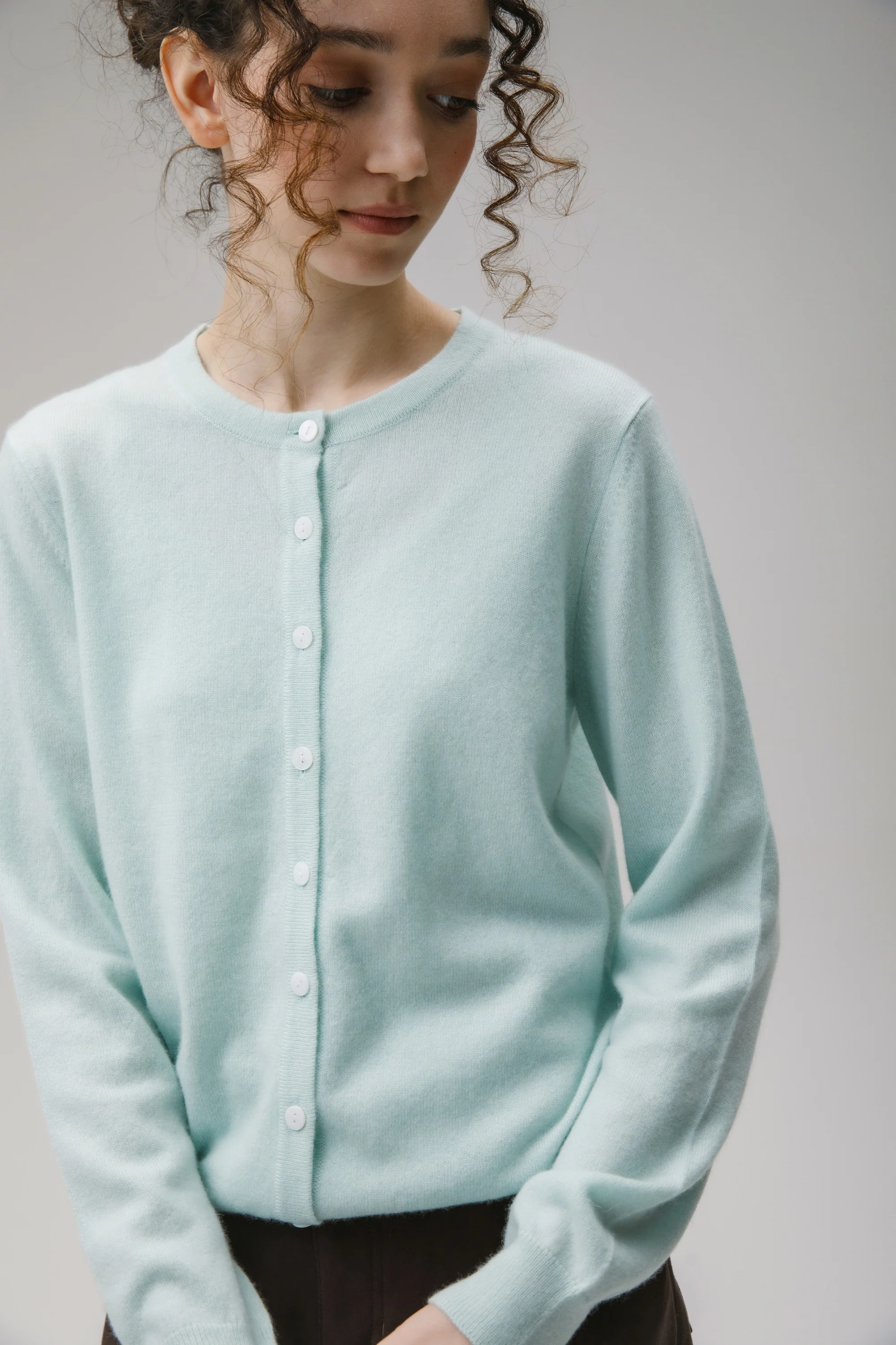 Morningside Cashmere Cardigan - Jelly Mint - Image 6