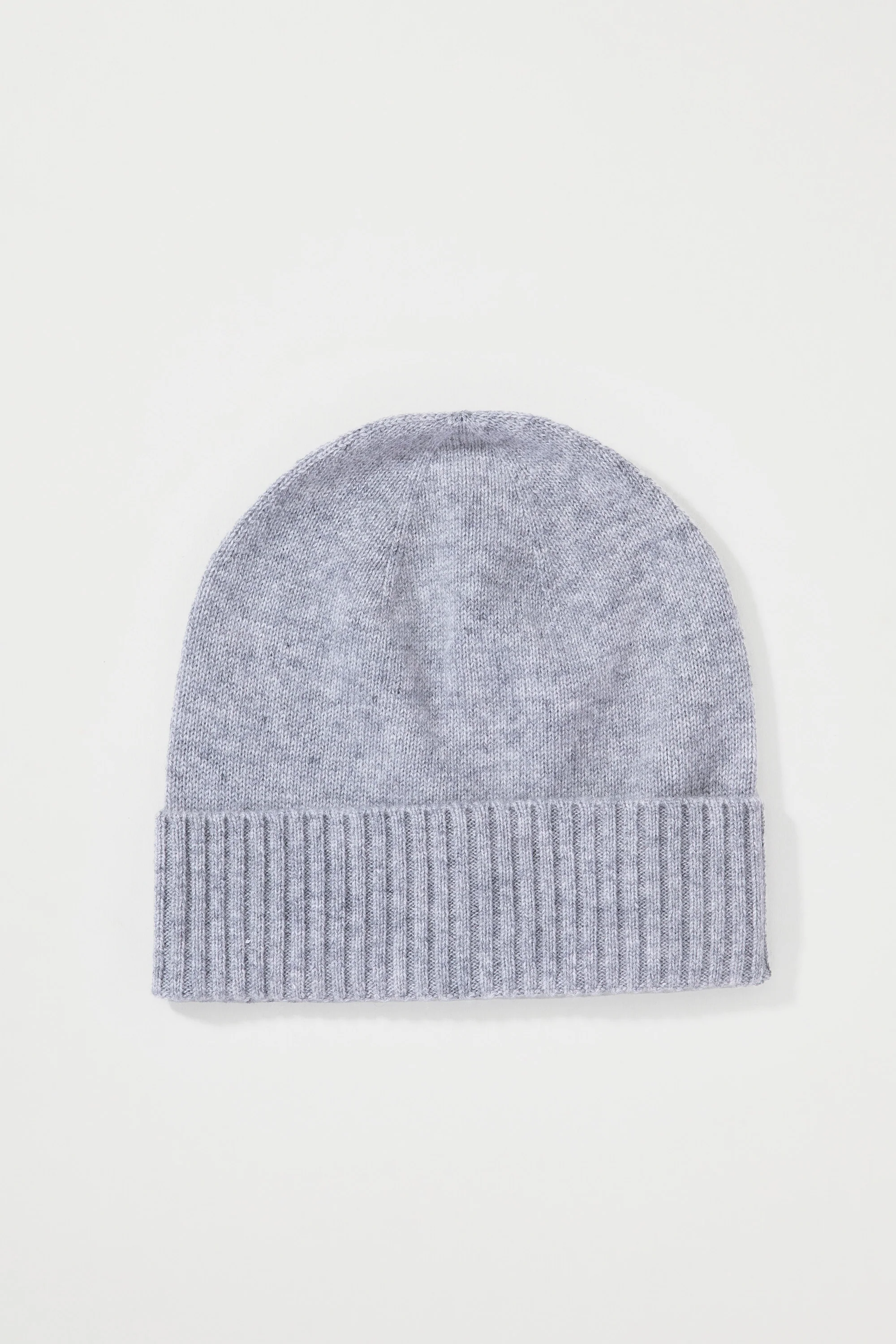 Unisex Plain Beanie Hat - Oyster Grey - Image 3