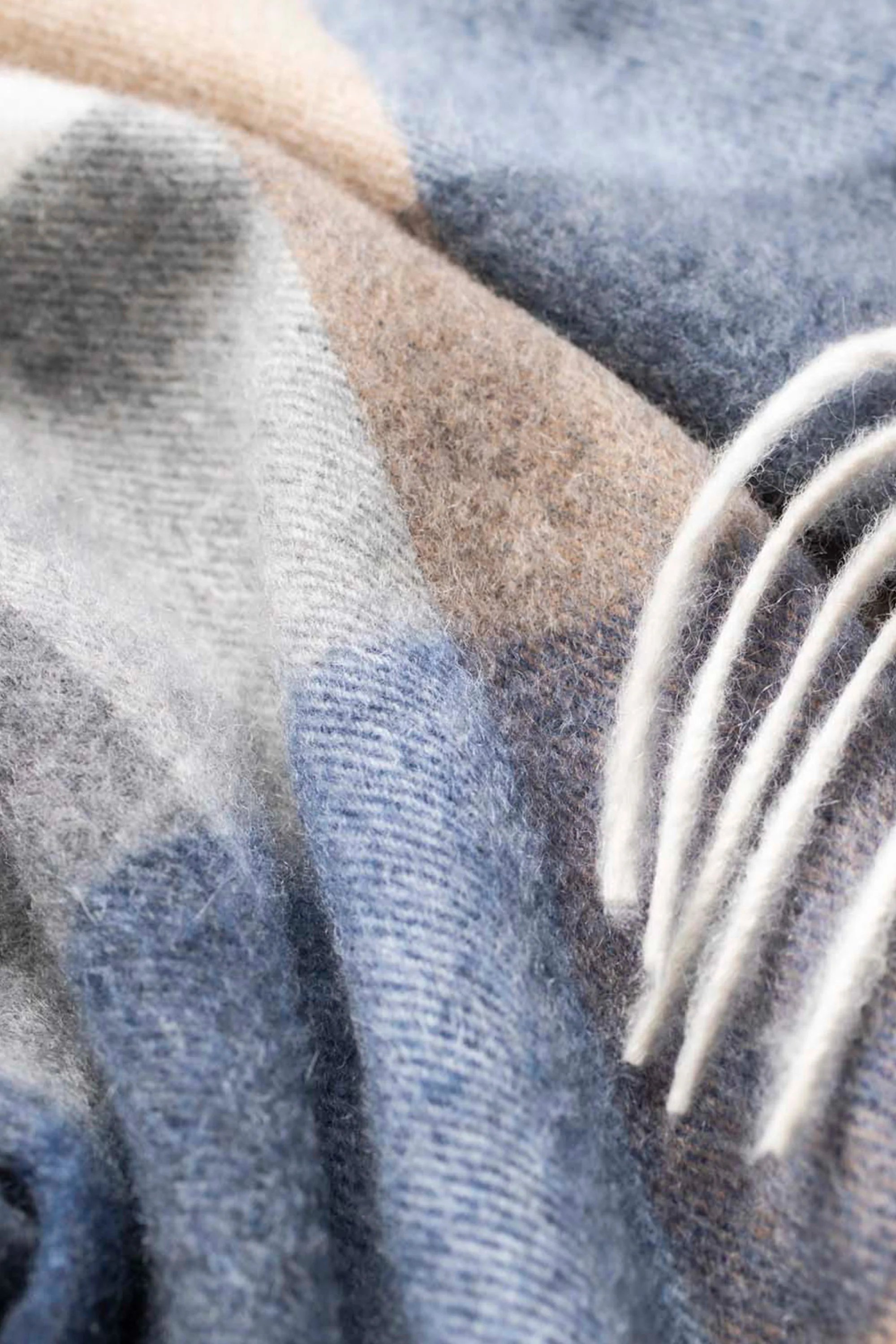 Made In Scotland 5 Square Cashmere Scarf - Sandwood Armada - Image 3