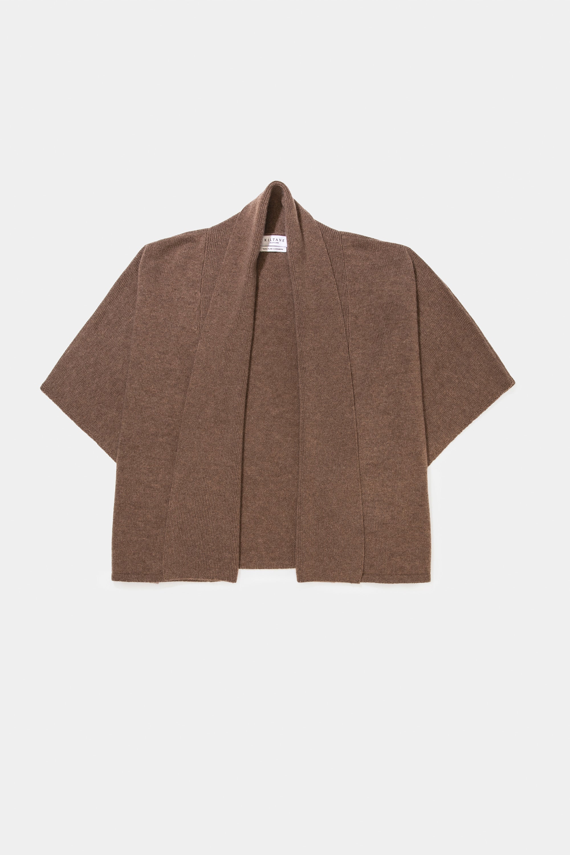 Women's Cashmere Drape Cardigan - Squirrel - Image 4