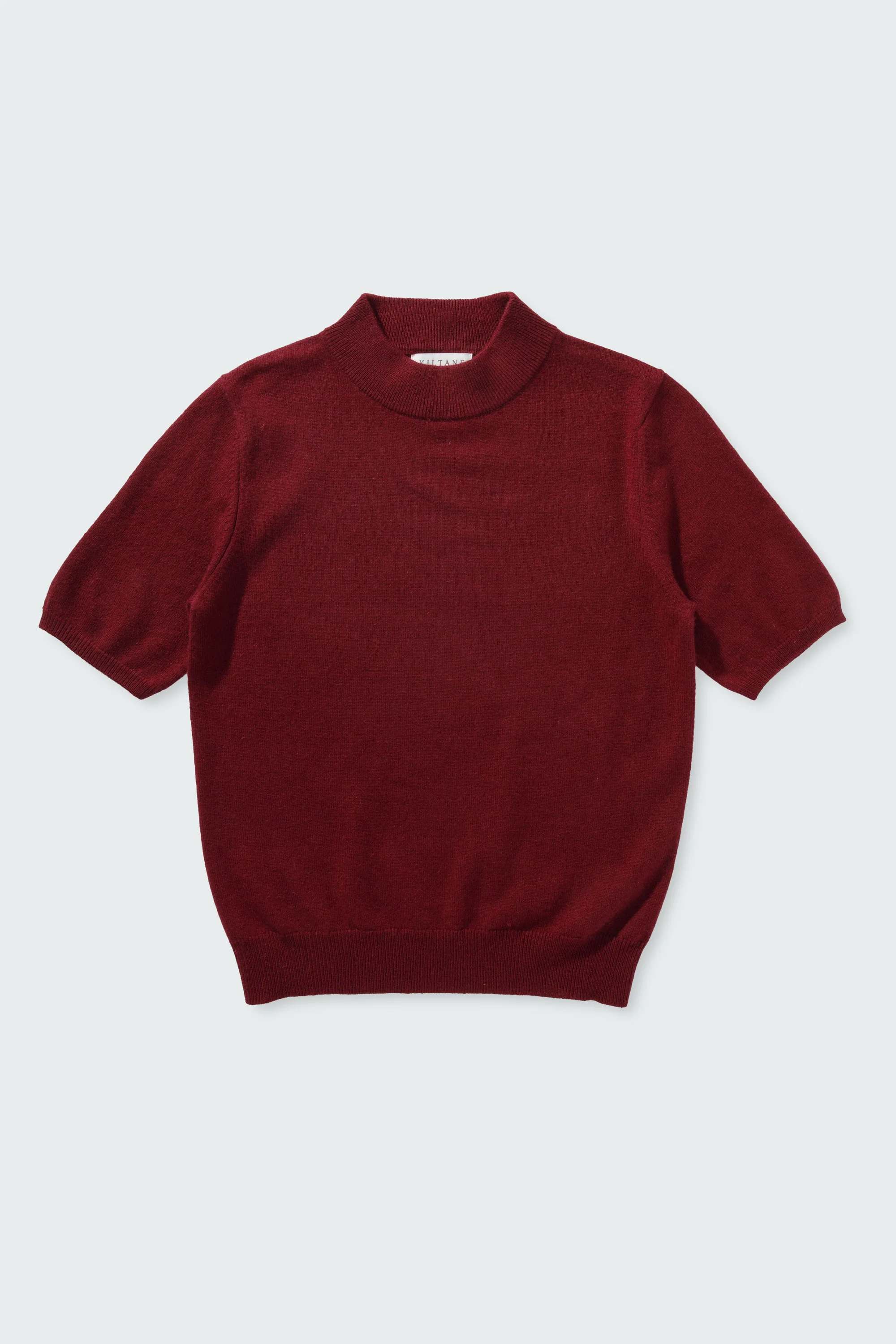 Trinity Cashmere T-Shirt - Burgundy - Image 5