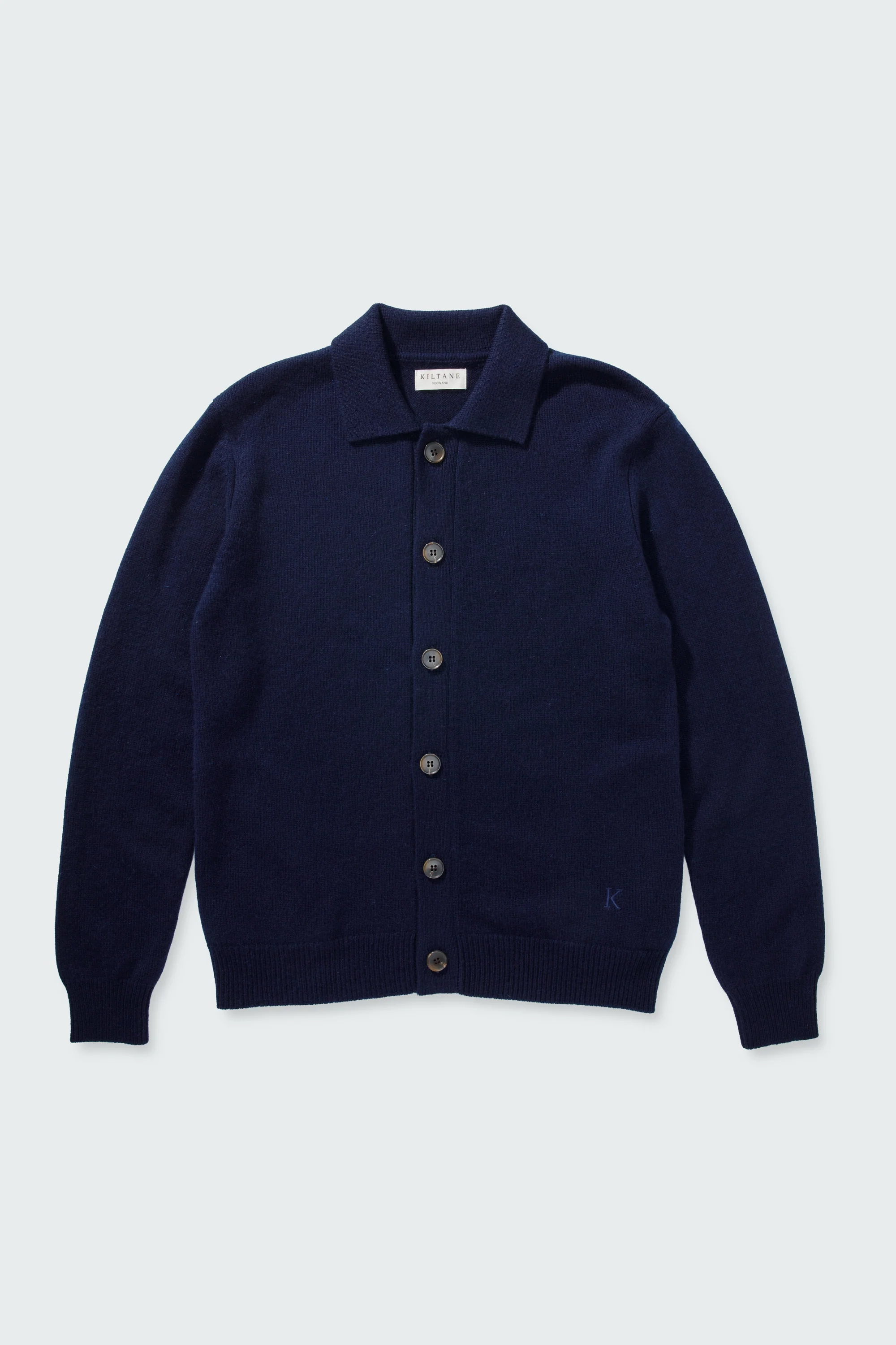 Unisex Baseball Cashmere Jacket - Classic Navy - Image 5