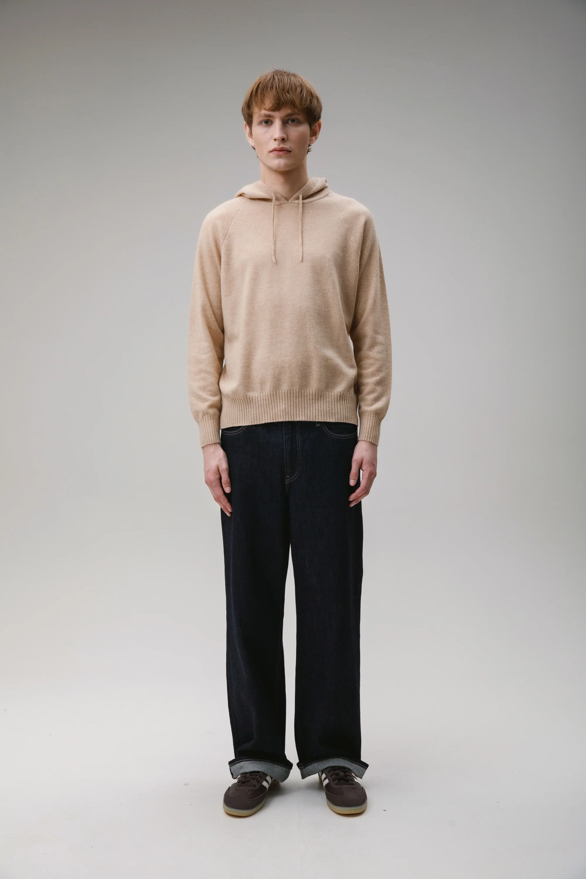 Unisex Cashmere Hoodie - Vicuna - Image 2