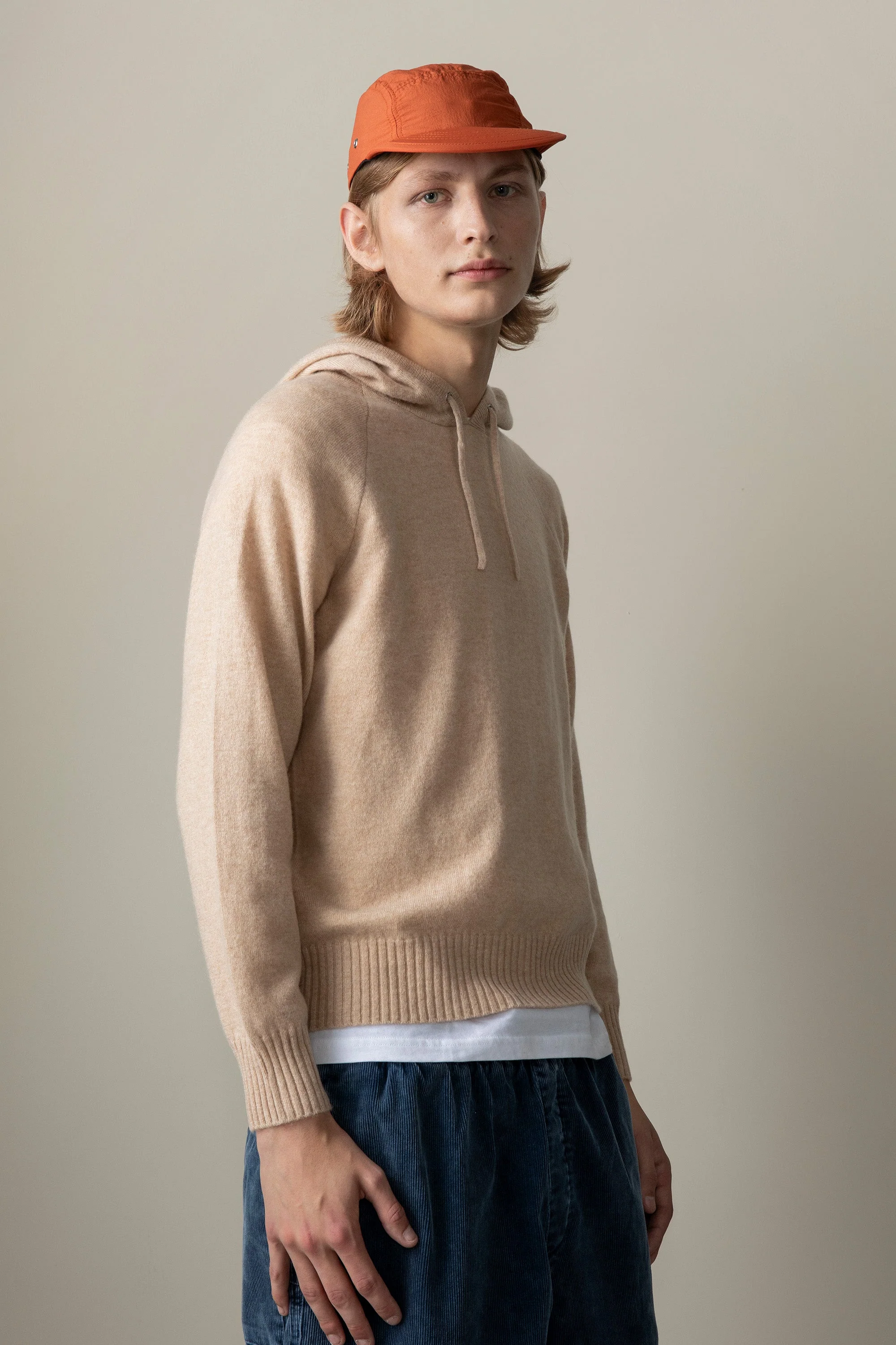 Unisex Cashmere Hoodie - Vicuna - Image 6