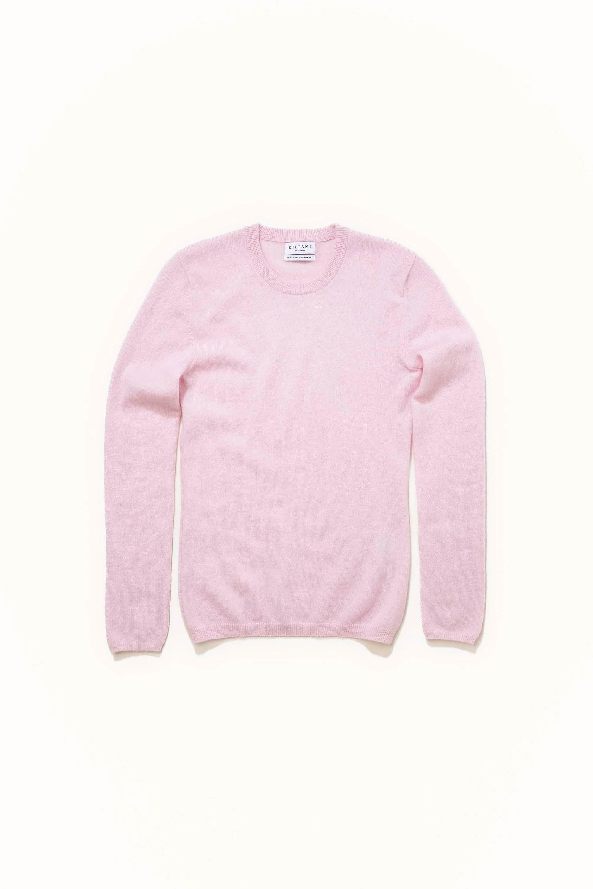Women's Cashmere Crew Neck Jumper - Pale Lilac - Image 6