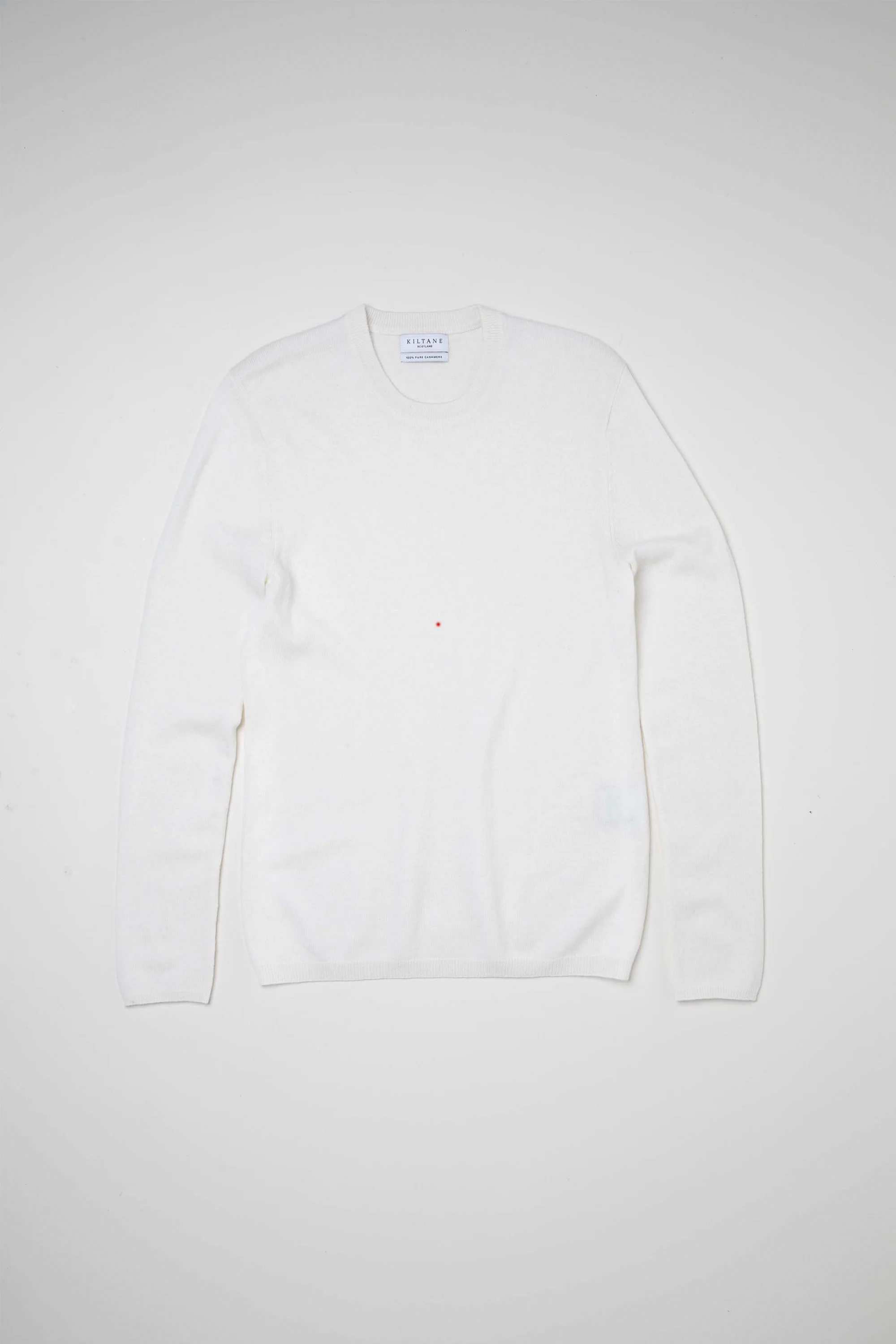 Women's Cashmere Crew Neck Jumper - Soft Cream - Image 8