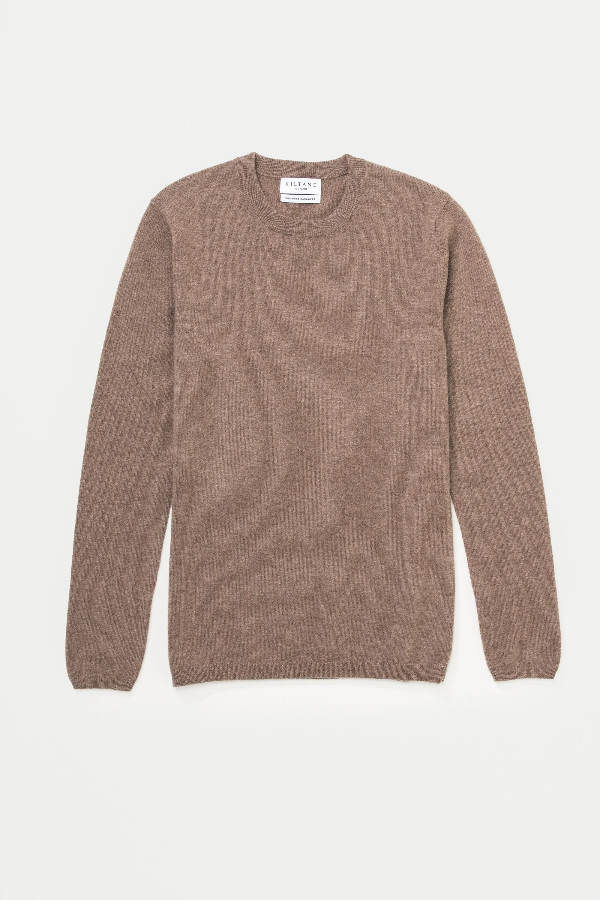 Women's Cashmere Crew Neck Jumper - Squirrel - Image 7
